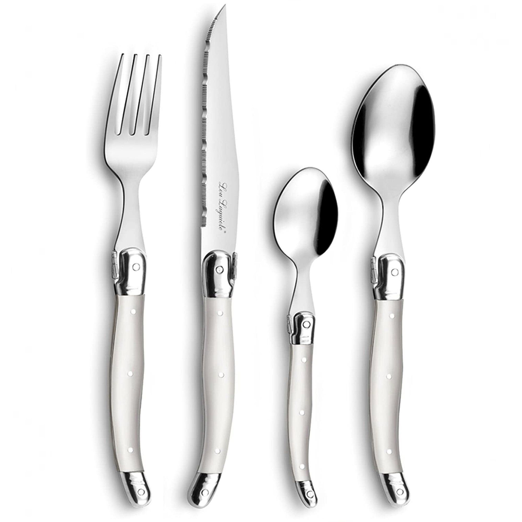 Tradition Bestiksæt 24 Dele, Pearl Black Friday Lou Laguiole Tilbud