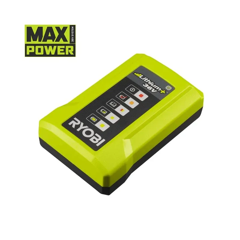 36v Lader 1,7 Amp T Med Led Strømindikator   Ry36c17a   Max Power Black Friday Ryobi Tilbud