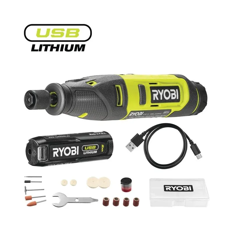 Roterende Multiværktøj   Startsæt Rrt4 120ga15 Black Friday Ryobi Tilbud