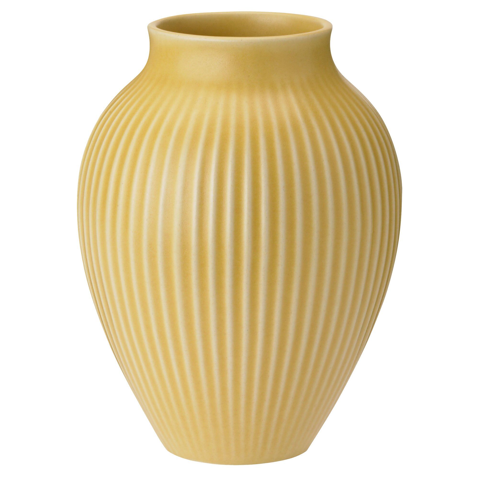 Vase 27 Cm, Gul Black Friday Knabstrup Tilbud