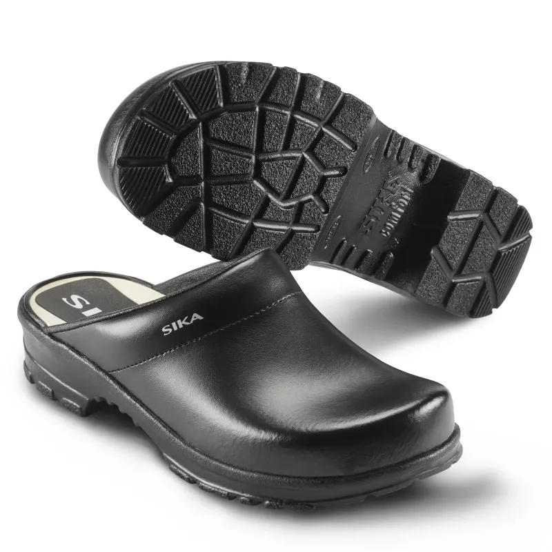 Sika Comfort Tøffeltræsko Ob Src   Sort Black Friday Sika Footwear Tilbud