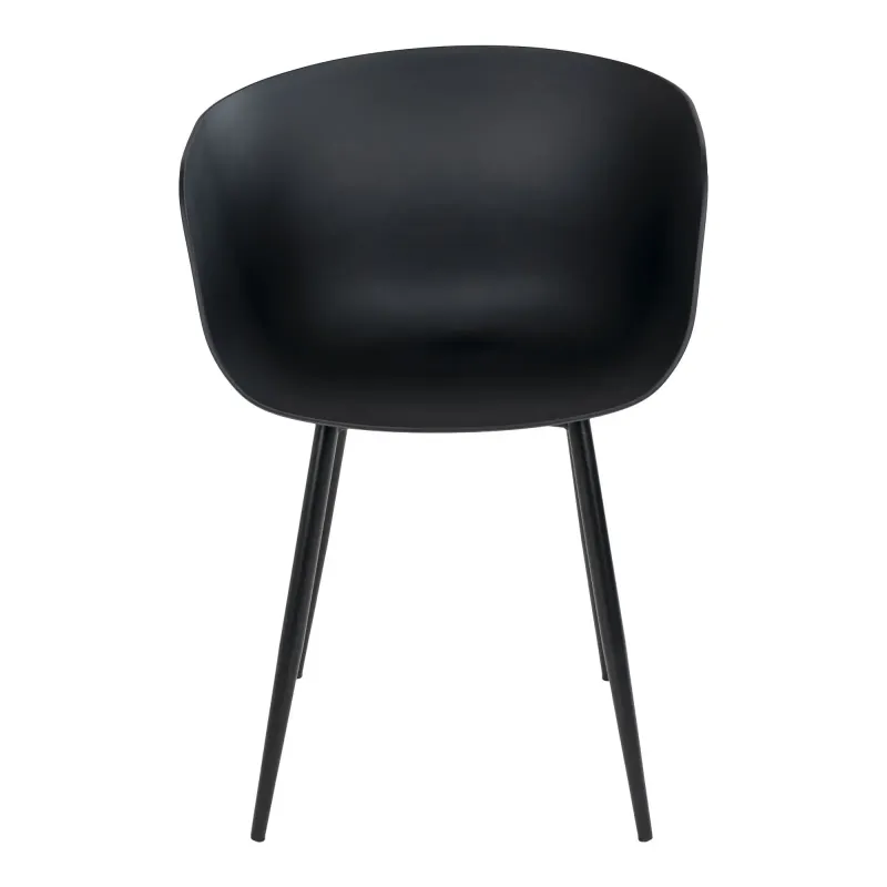 Spisebordsstol Stol I Sort Med Sorte Ben   7001125 Black Friday Homeshop Tilbud