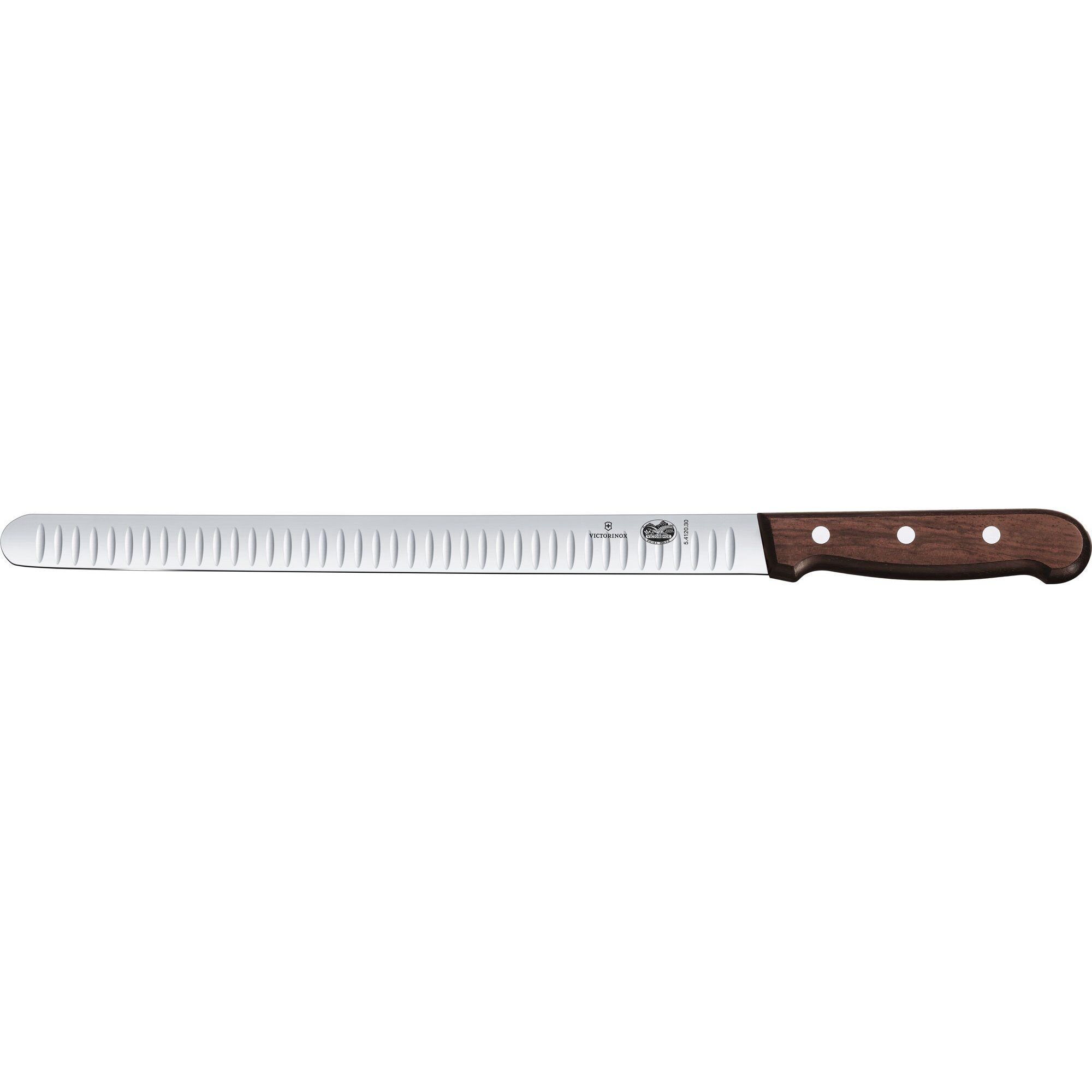 Lakse  Og Skinkekniv Olivenskåret Med Maple Wood Skæfte, 30cm. Black Friday Victorinox Tilbud