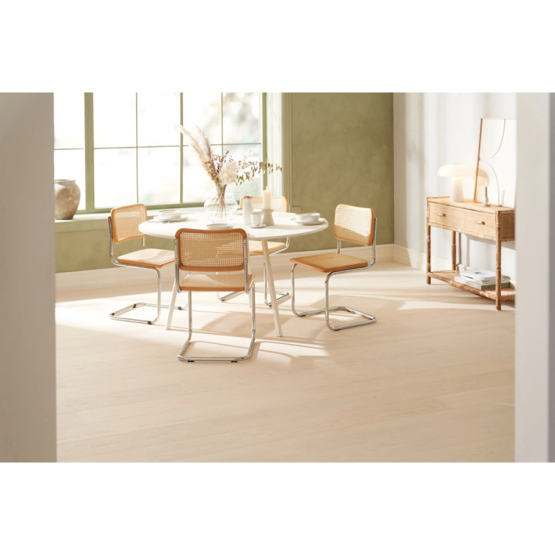 Slotsplank Ask Prime Børstet Hvid   145029s Black Friday Timberman Tilbud