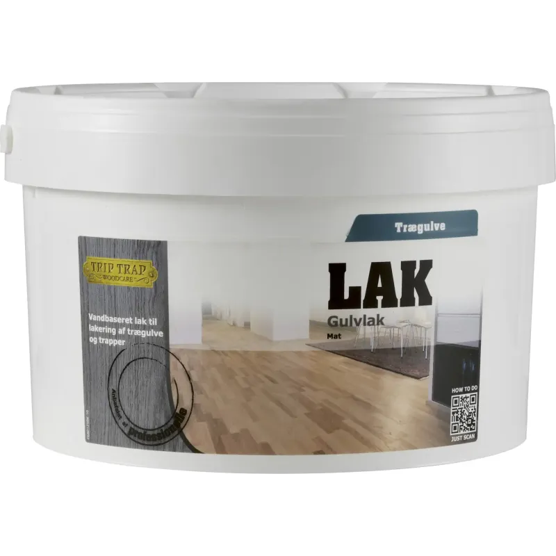 Gulvlak Mat 2,5lt Black Friday Trip Trap Tilbud