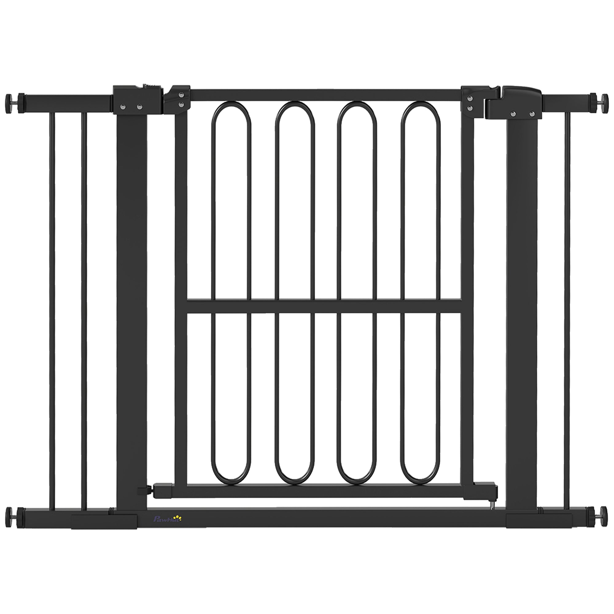 Hundesikkerhedsgitter, 76 104 Cm, Barrieregitter Uden Boring, Trappegitter Black Friday Aosom Tilbud