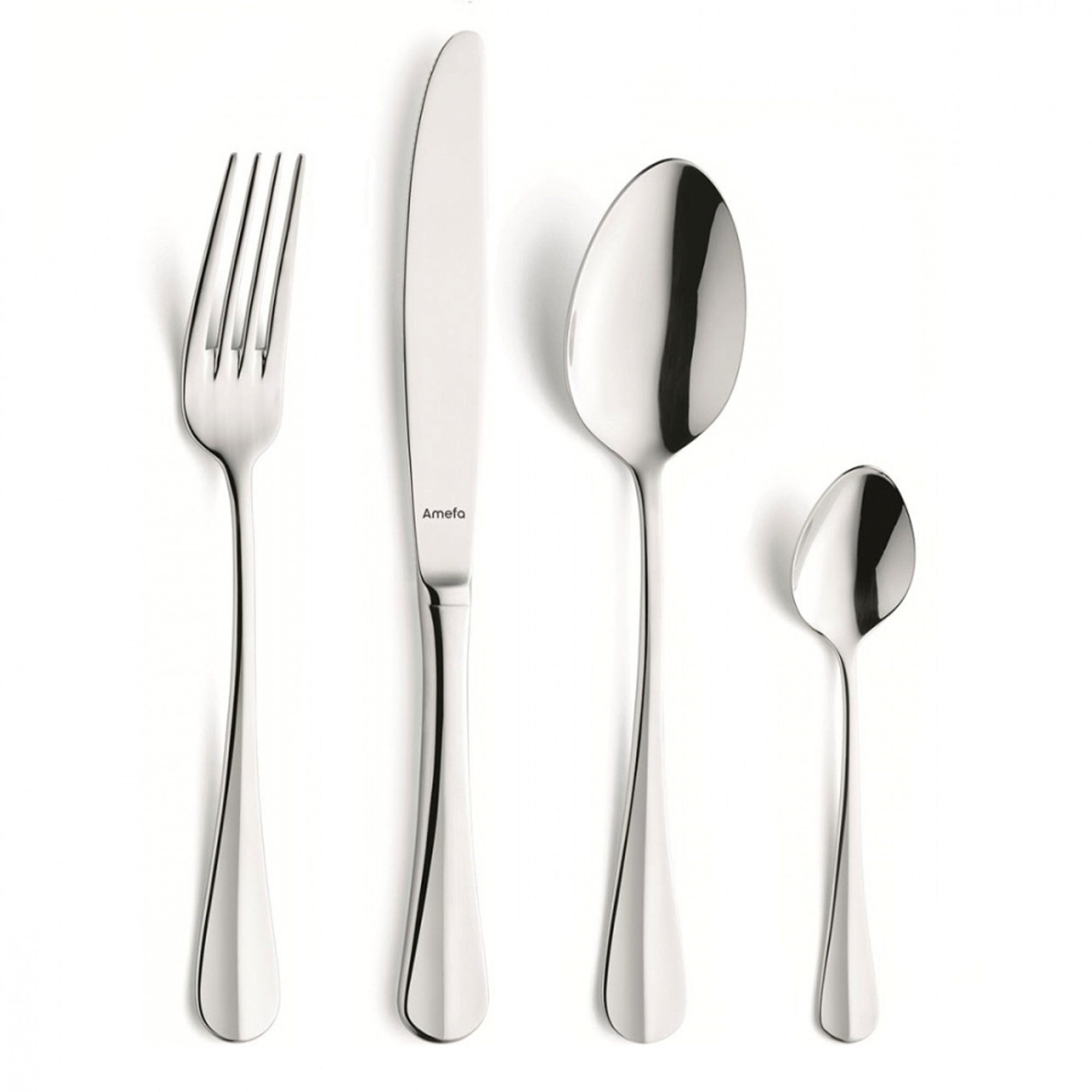 Baguette Silver Bestiksæt, 24 Dele Black Friday Amefa Tilbud