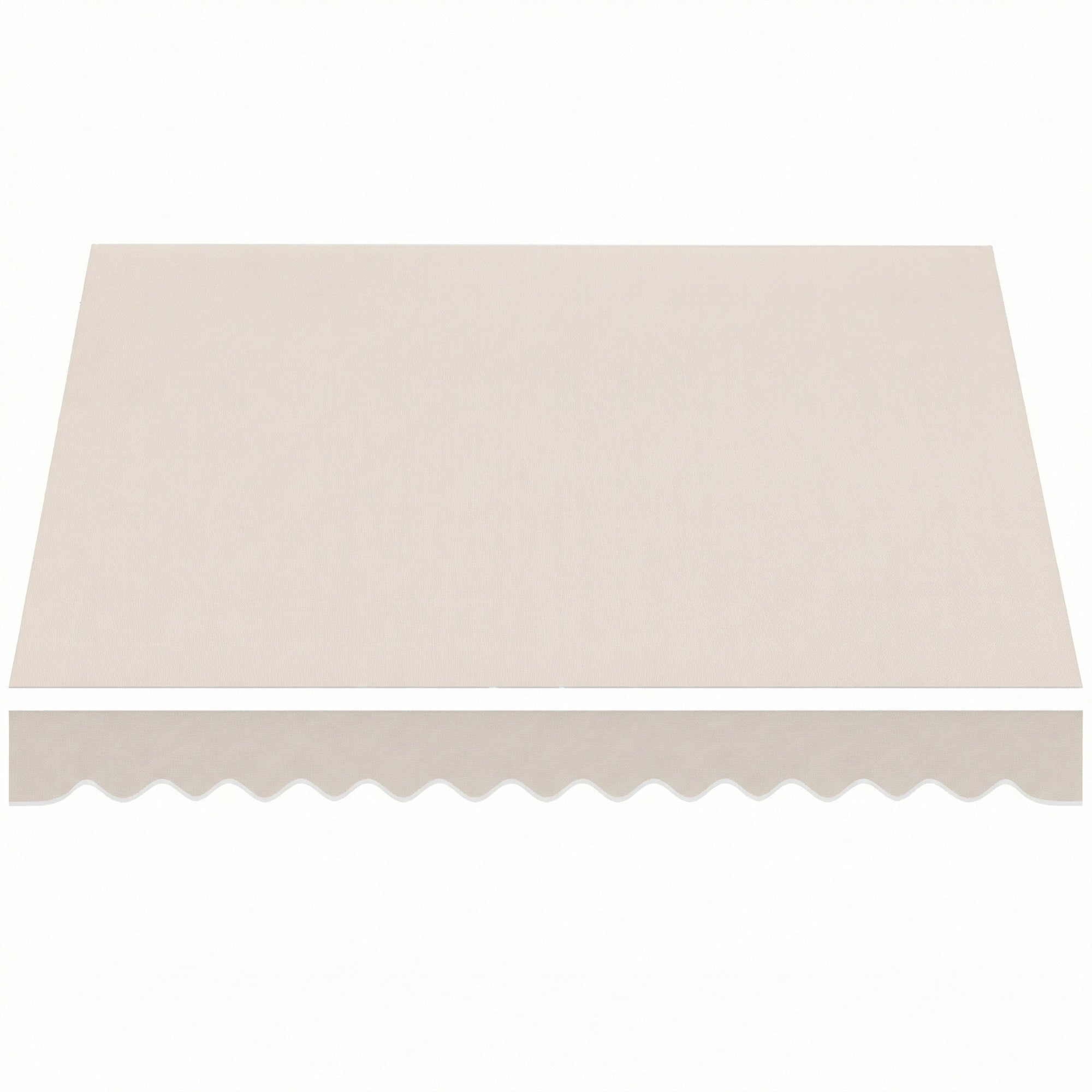 Reservestof Til Markise Soltag Upf 50+ Til 3,5 X 2,5 M Ramme, Cremehvid Black Friday Aosom Tilbud