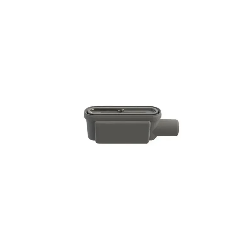 Unidrain Ø50mm Vandret Udløbshus med Vandlås - Black Friday Tilbud