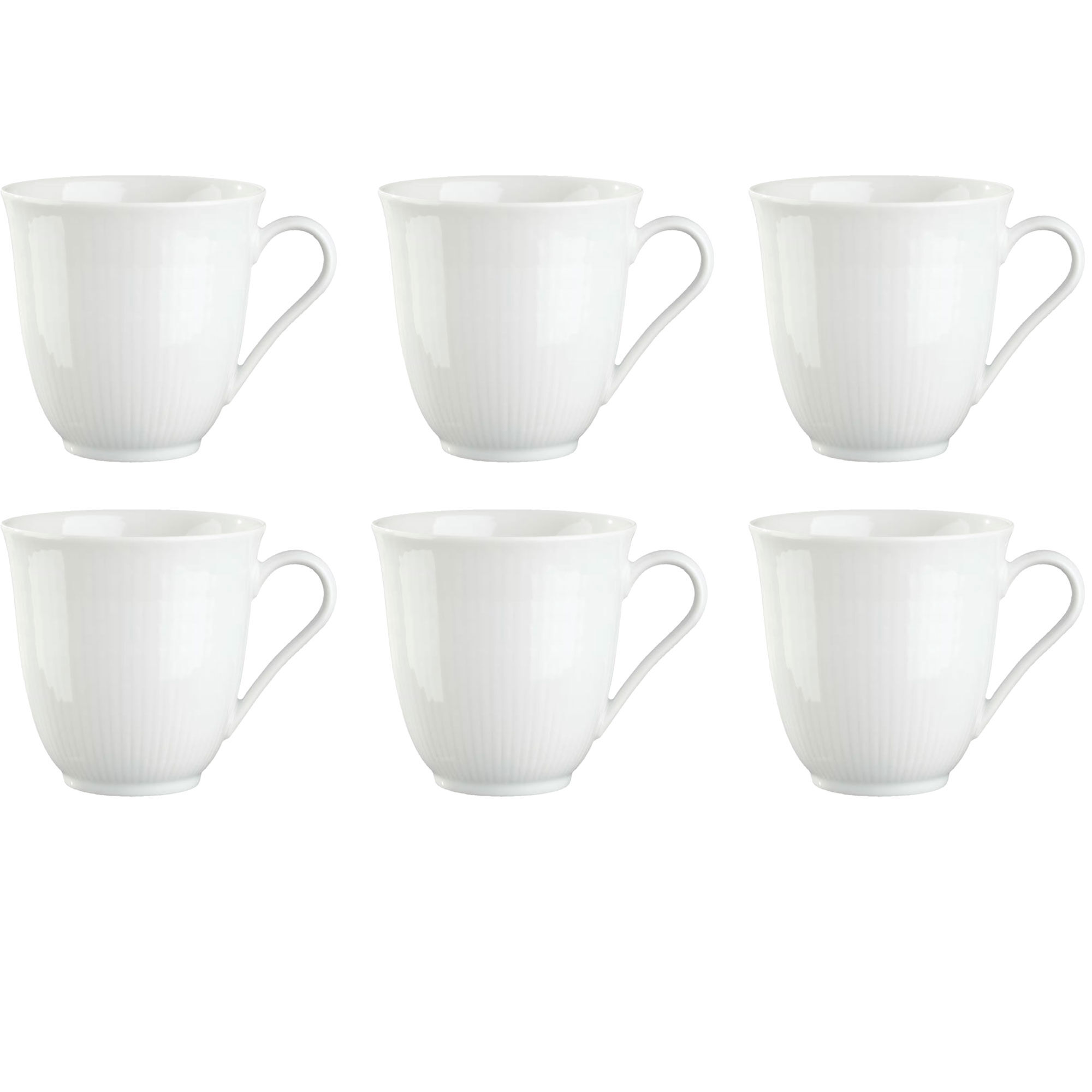 Swedish Grace Hvid Krus 30 Cl 6 Pak Black Friday Rörstrand Tilbud