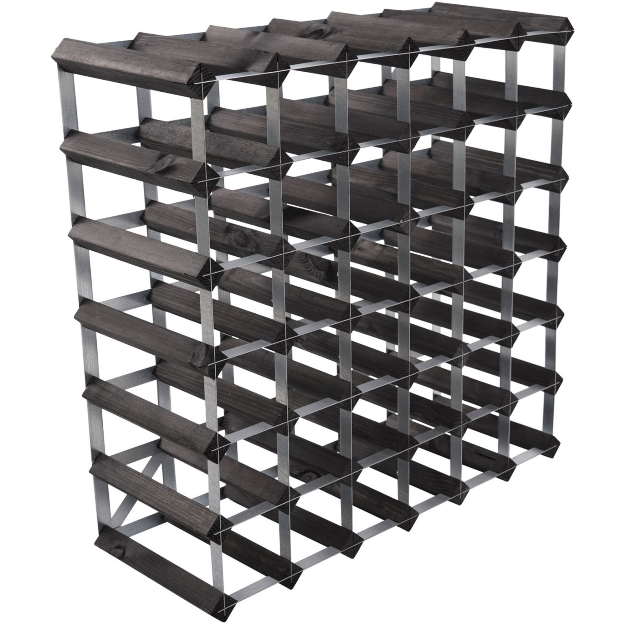 Vinstativ Black Ash 42 Flasker Black Friday Traditional Wine Rack Tilbud