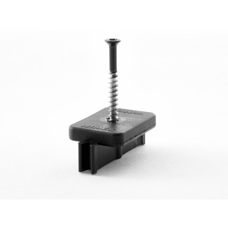 Preload T Clips Sort med Skrue – 100 Stk. til Black Friday!
