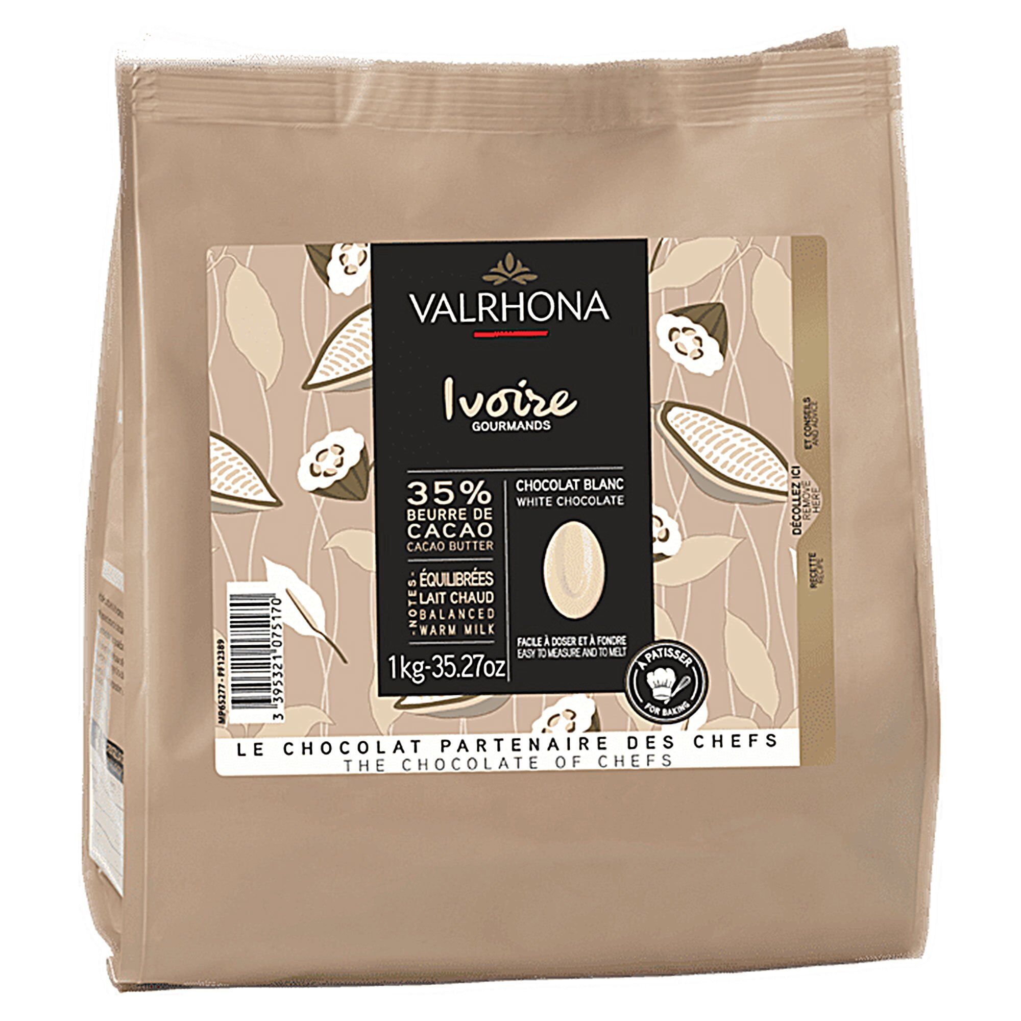 Ivoire 35%, 1 Kg Black Friday Valrhona Tilbud