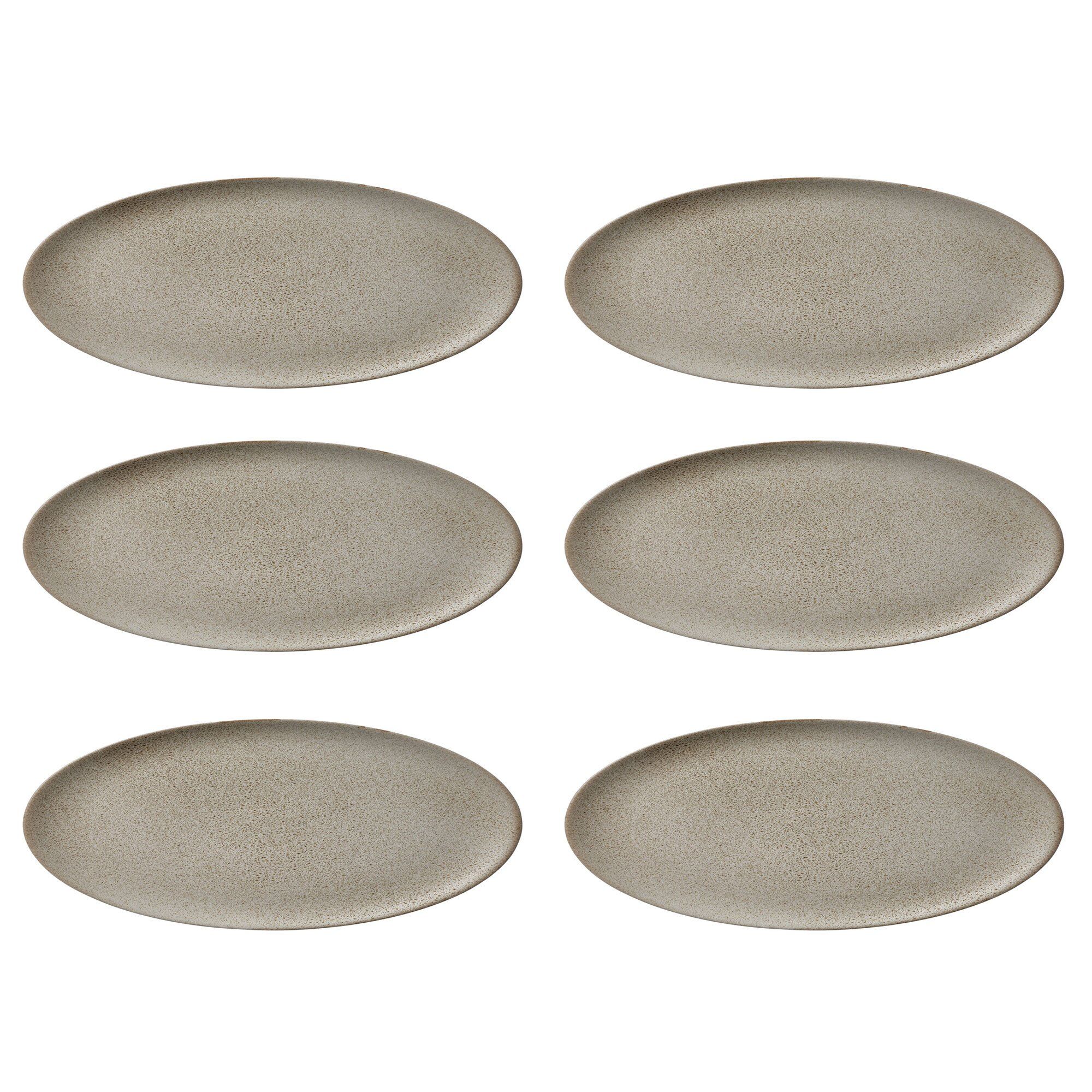 Raw Frokosttallerken 23 Cm, Beige, 6 Stk. Black Friday Aida Tilbud