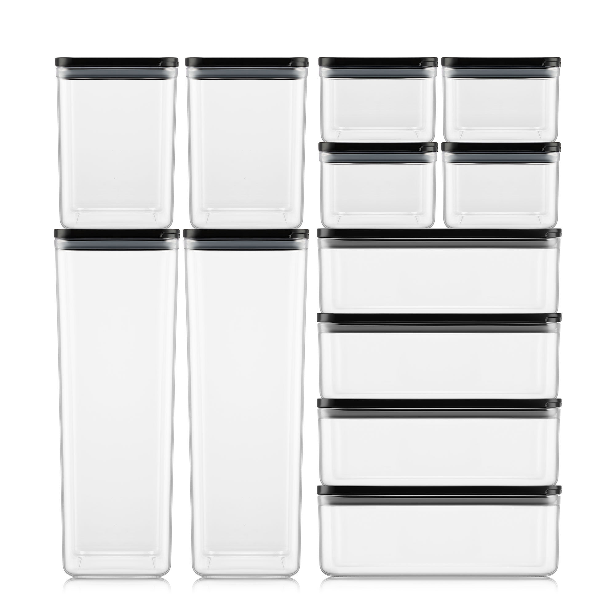Canteen Opbevaringsbeholdere 12 Dele, Sort Black Friday Bodum Tilbud