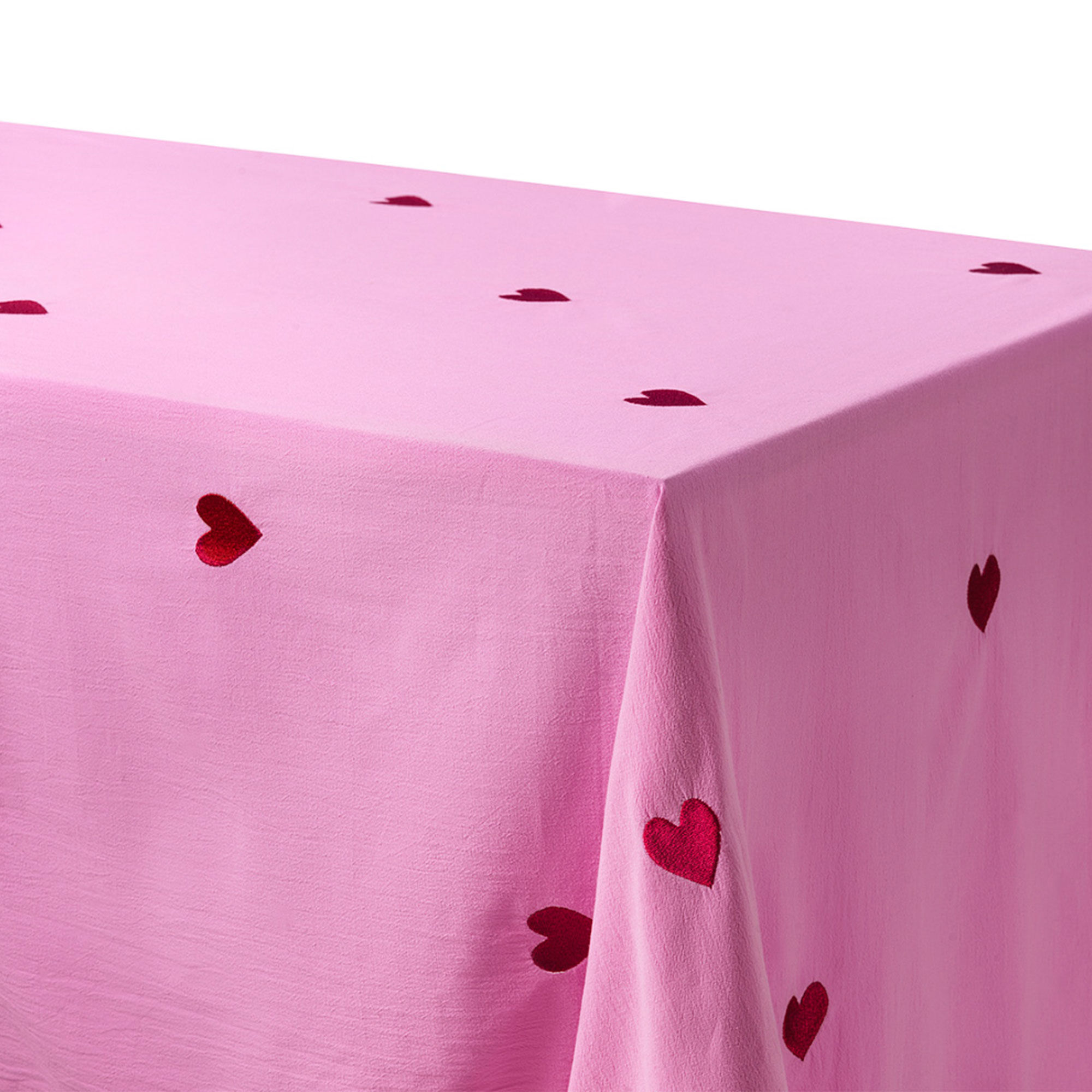 Pink Hearts Dug 250x145 Cm, Rosa Black Friday Midnatt Tilbud