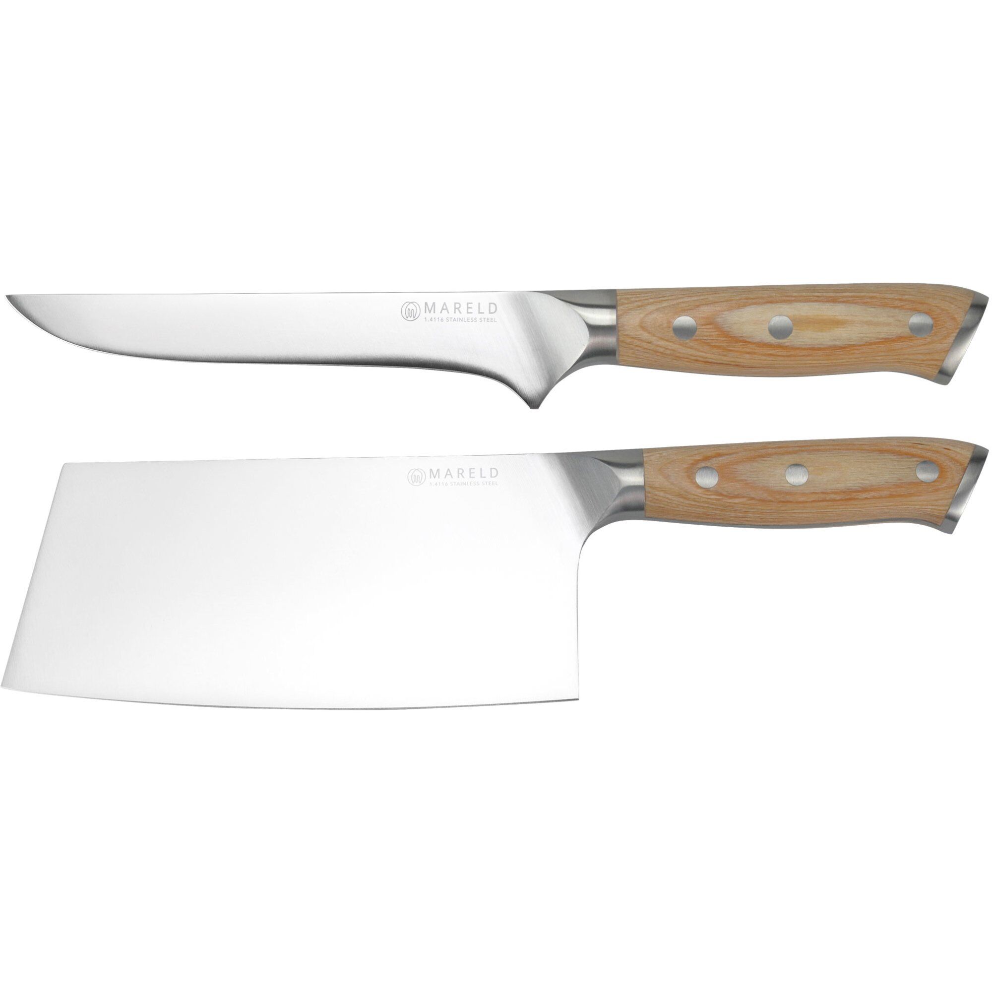 Knivsæt, 2 Dele Black Friday Mareld Tilbud