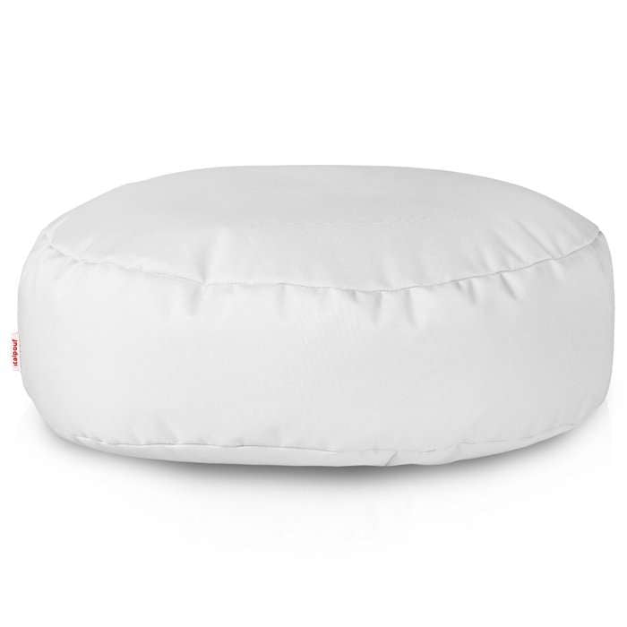 Round Footstool Pouffe   Outdoor Pro Waterproof, 27739 Black Friday Italpouf Tilbud