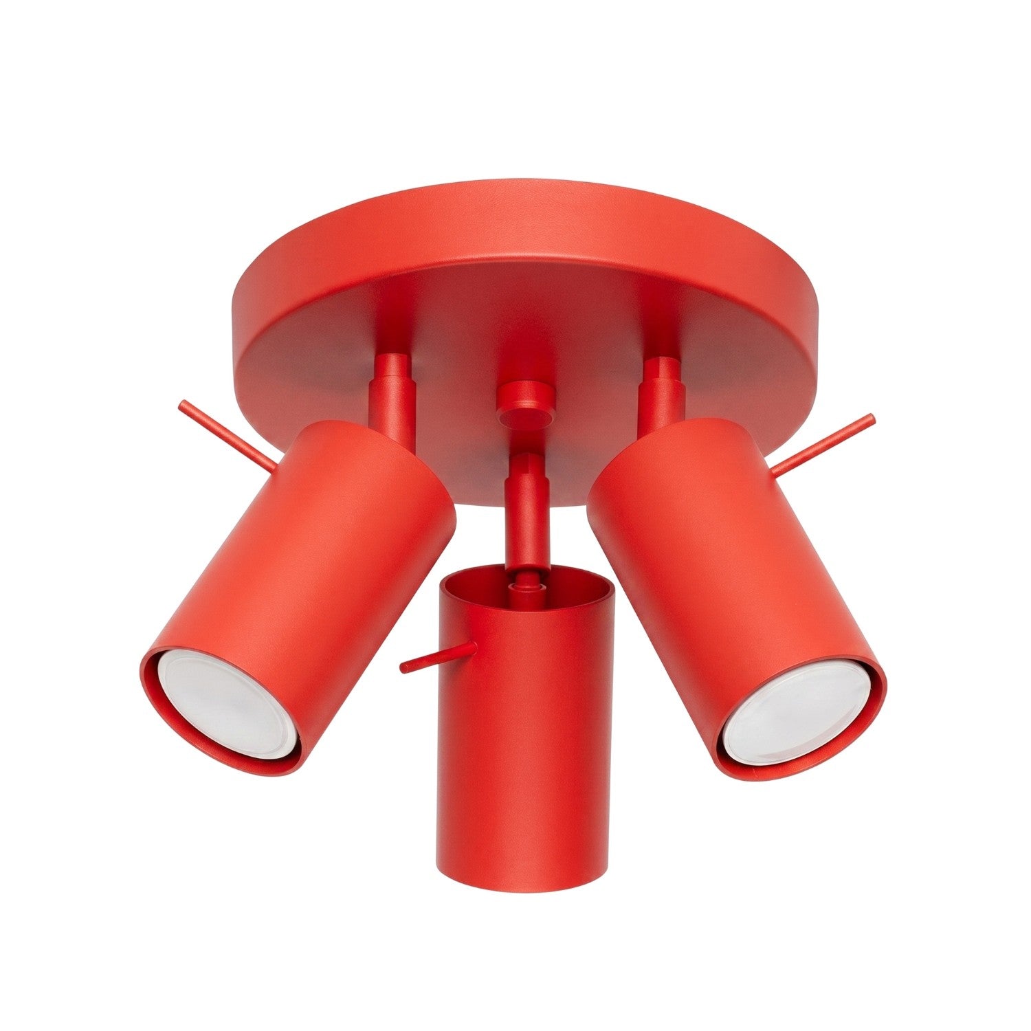 Loftlampe Ring 3p Rød Black Friday Sollux Lighting Tilbud