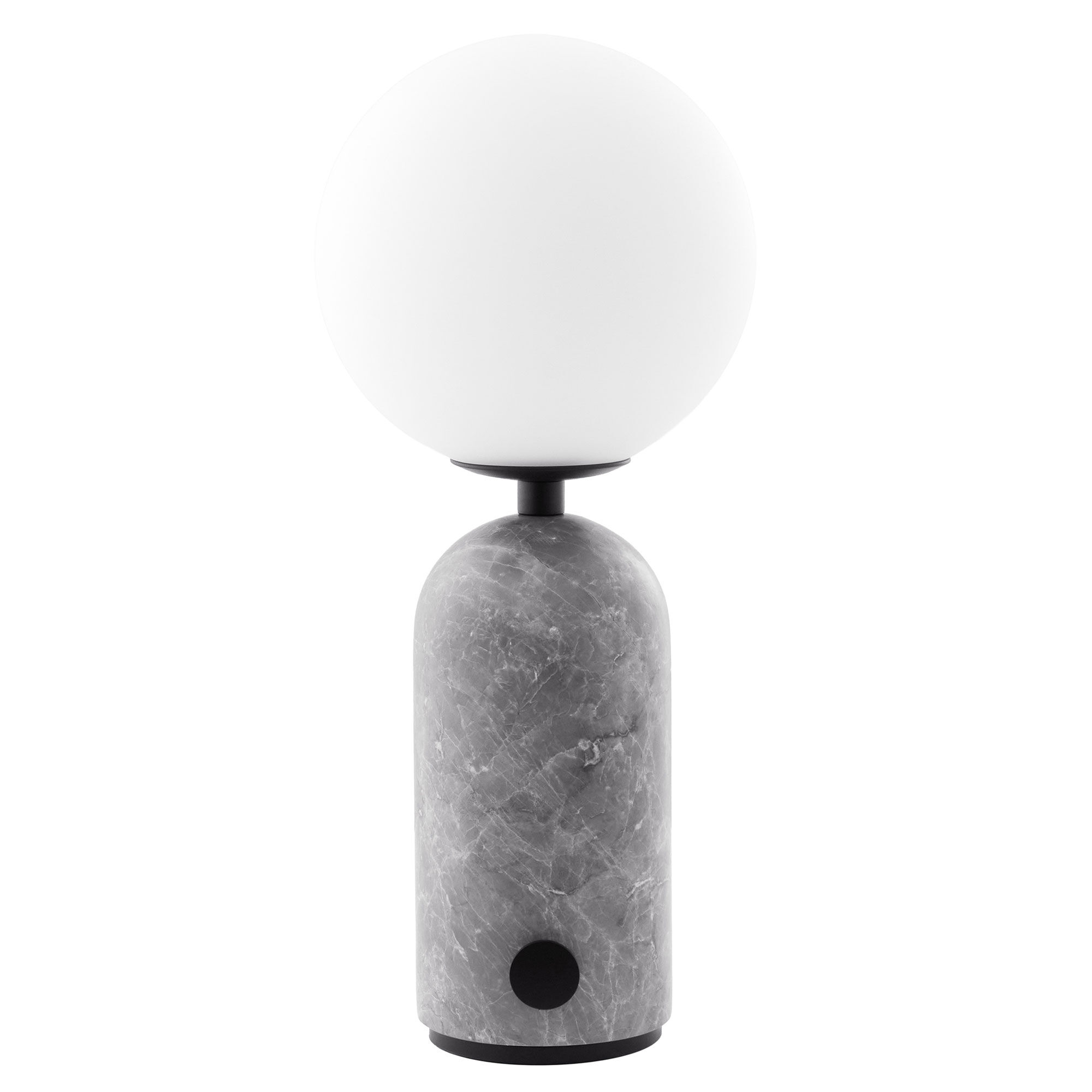 Torrano Bærbar Bordlampe, Grey Marble Black Friday Globen Lighting Tilbud