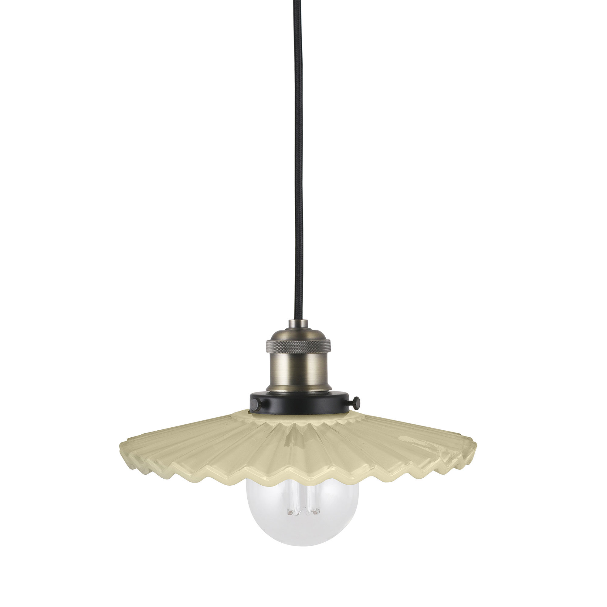 Cobbler Pendel 25 Cm, Creme Black Friday Globen Lighting Tilbud