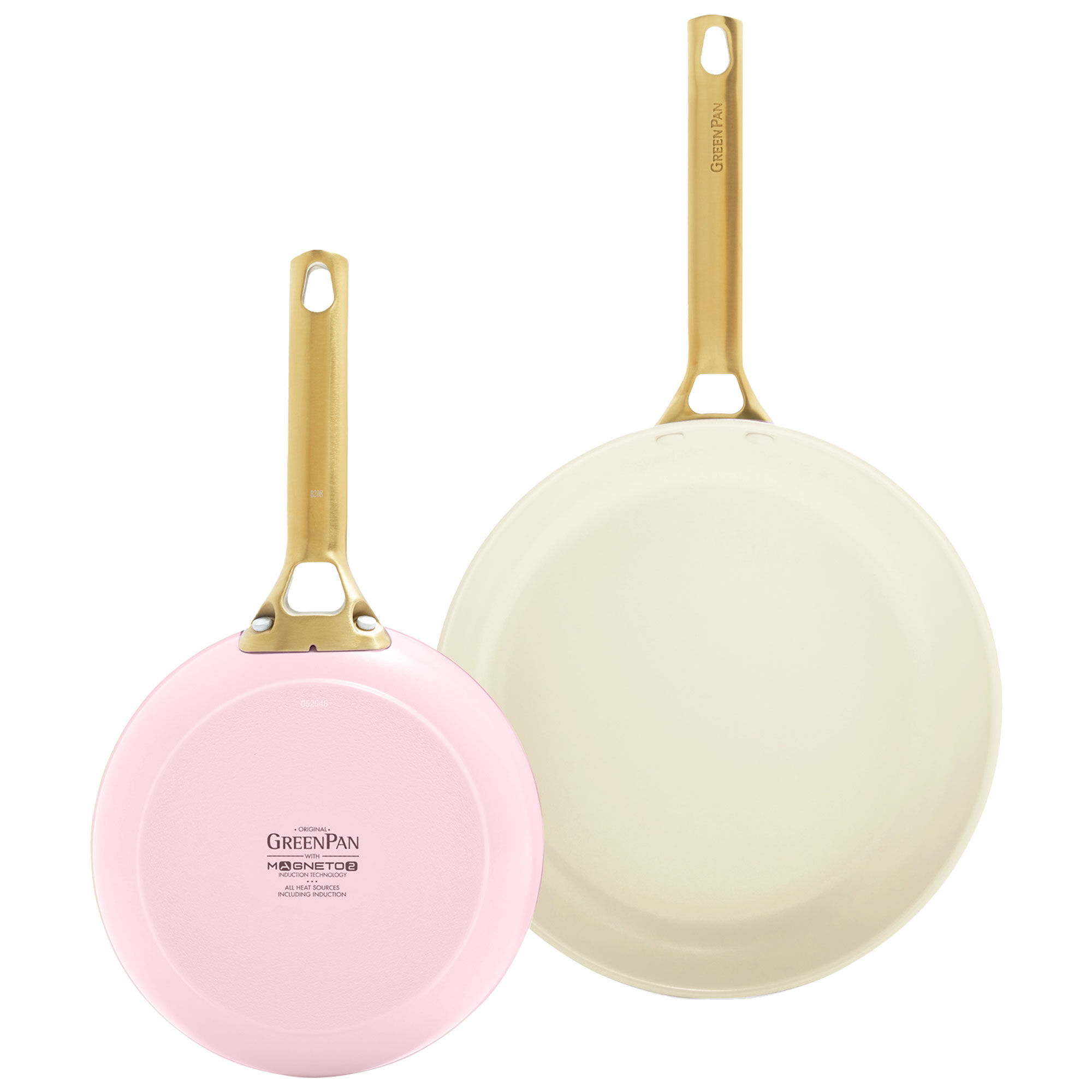 Padova Stegepandesæt 20 + 26 Cm, Blush Pink Black Friday Greenpan Tilbud