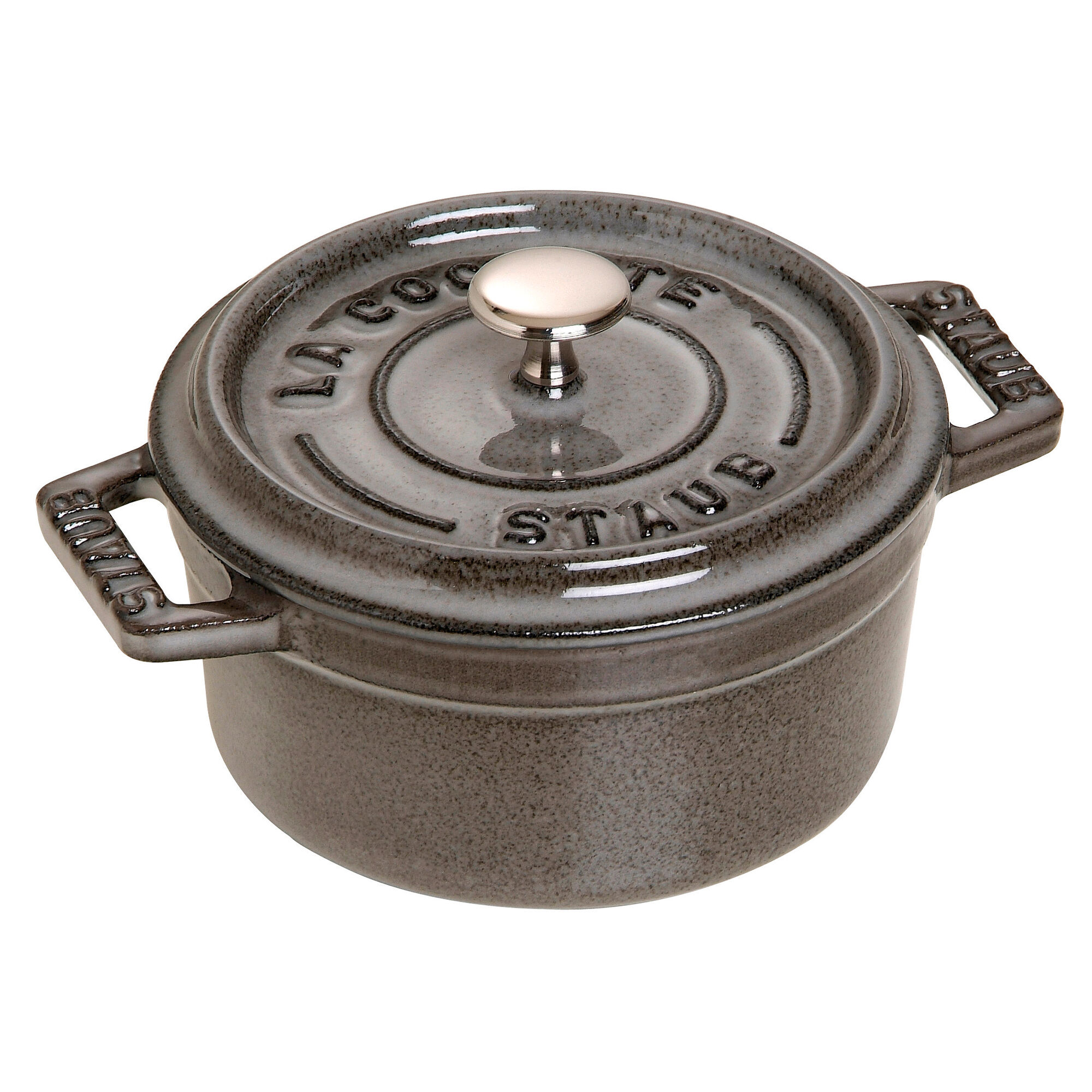 La Cocotte Minigryde 10 Cm, Grå Black Friday Staub Tilbud