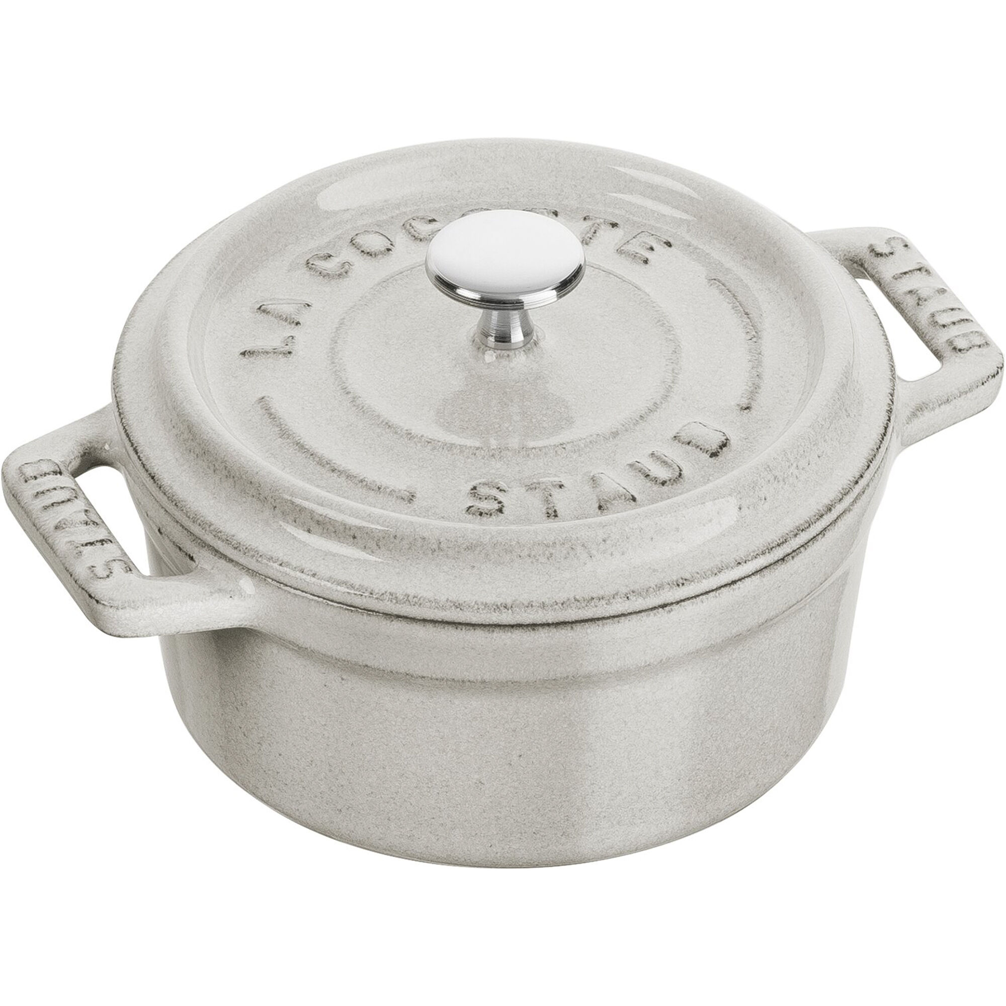 La Cocotte Minigryde 10 Cm, Hvid Black Friday Staub Tilbud