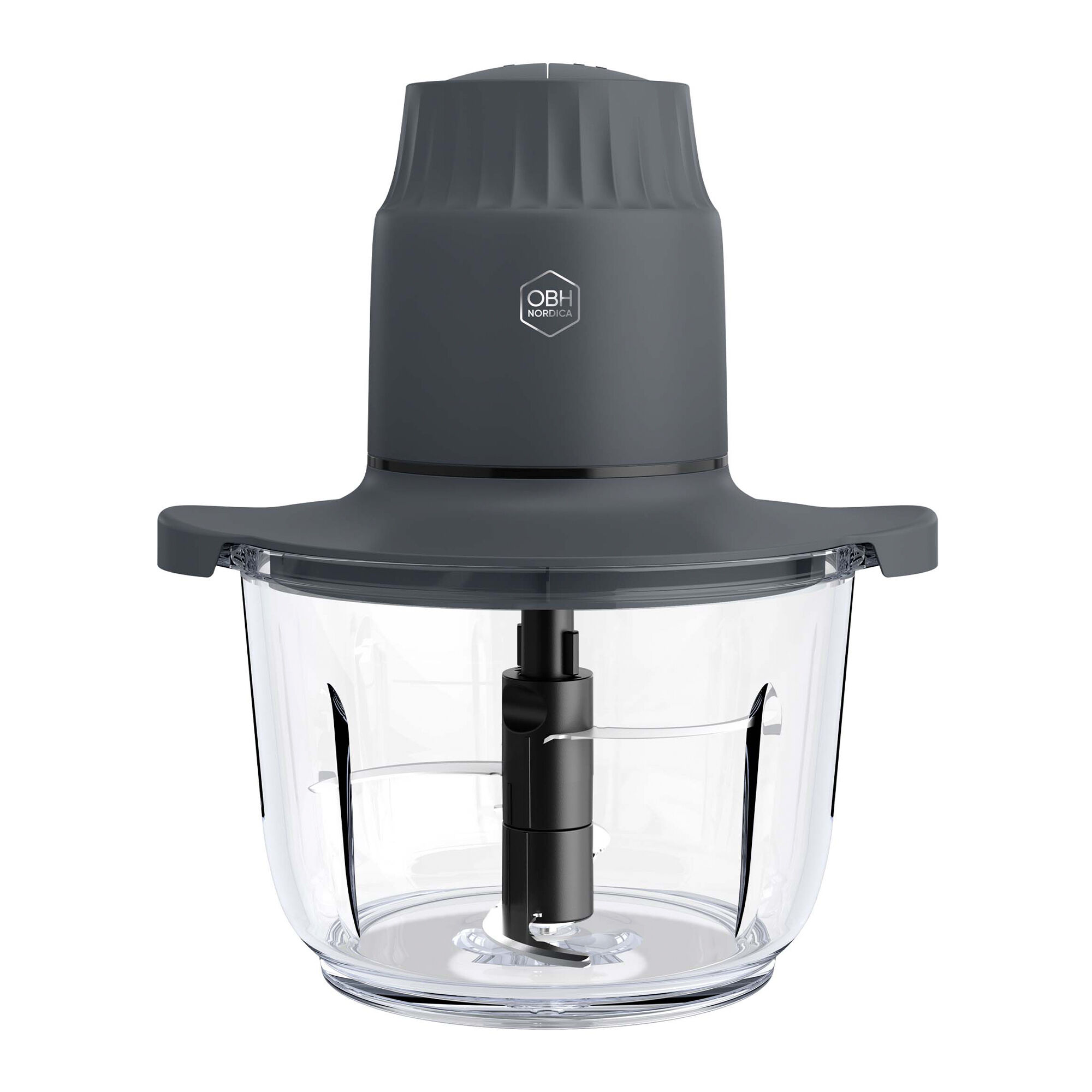 Choppeo Minihakker 2 Liter, Sort Gennemsigtig Black Friday Obh Nordica Tilbud