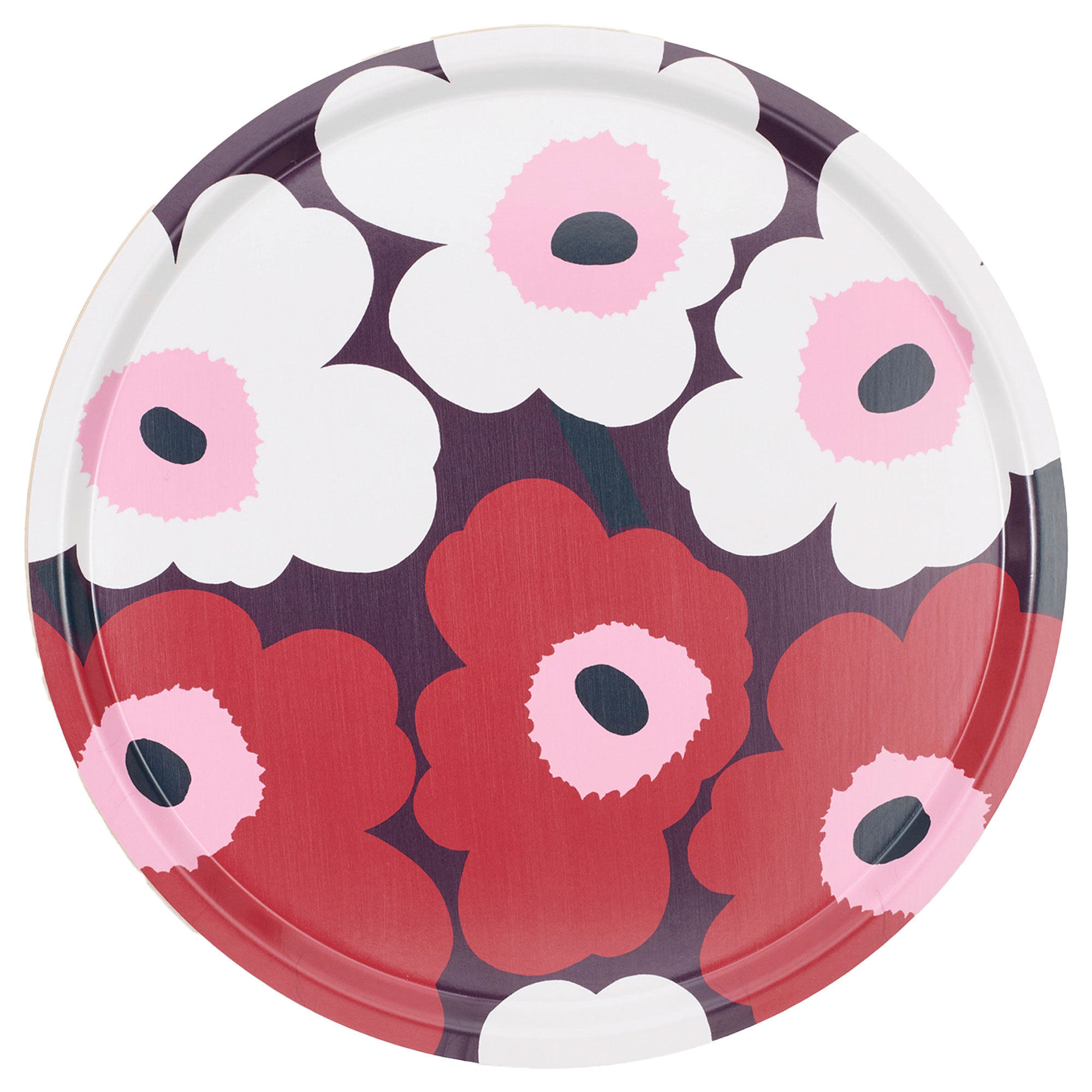 Unikko Bakke 46 Cm, Rød Hvid Lilla Black Friday Marimekko Tilbud