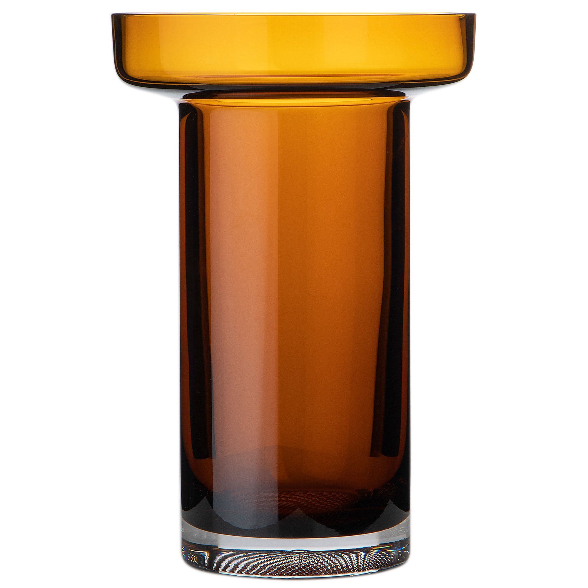 Limelight Rose Vase 23 Cm, Amber Black Friday Kosta Boda Tilbud