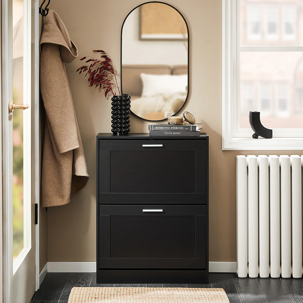 Elegant skoskab med 2 rum – Black Friday Tilbud!