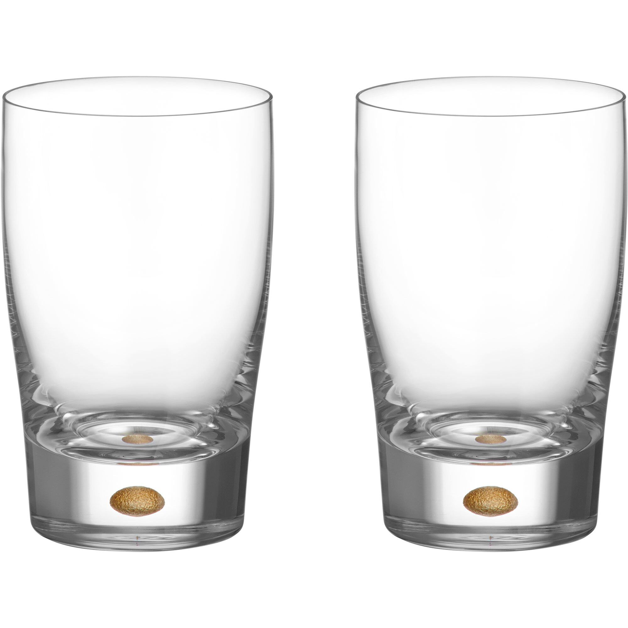 Intermezzo Tumbler Glas 25 Cl 2 Pak, Guld Black Friday Orrefors Tilbud