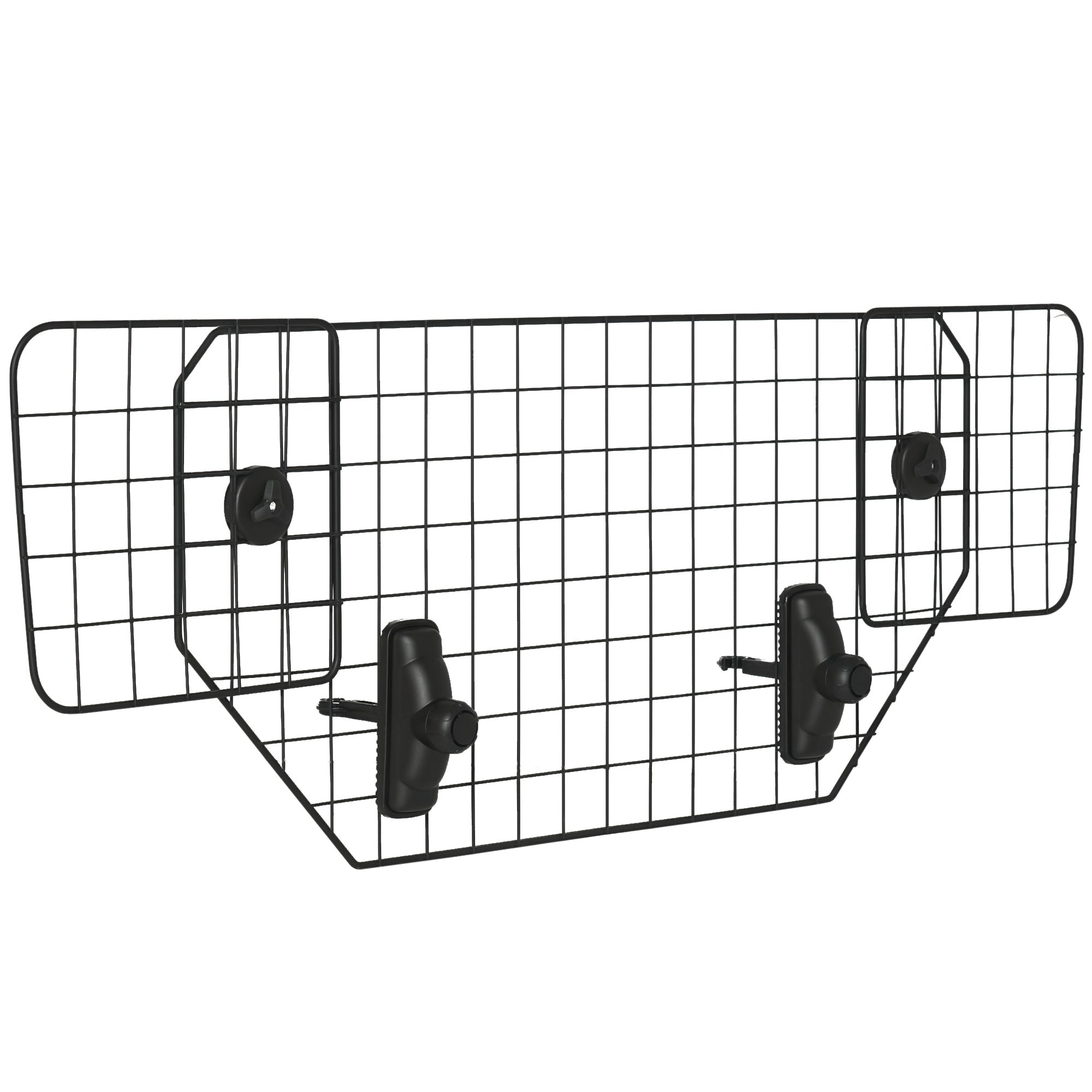 Hundebeskytter Bil Universal Bagagerumsbeskytter 90 120 Cm Justerbar Metal Black Friday Aosom Tilbud