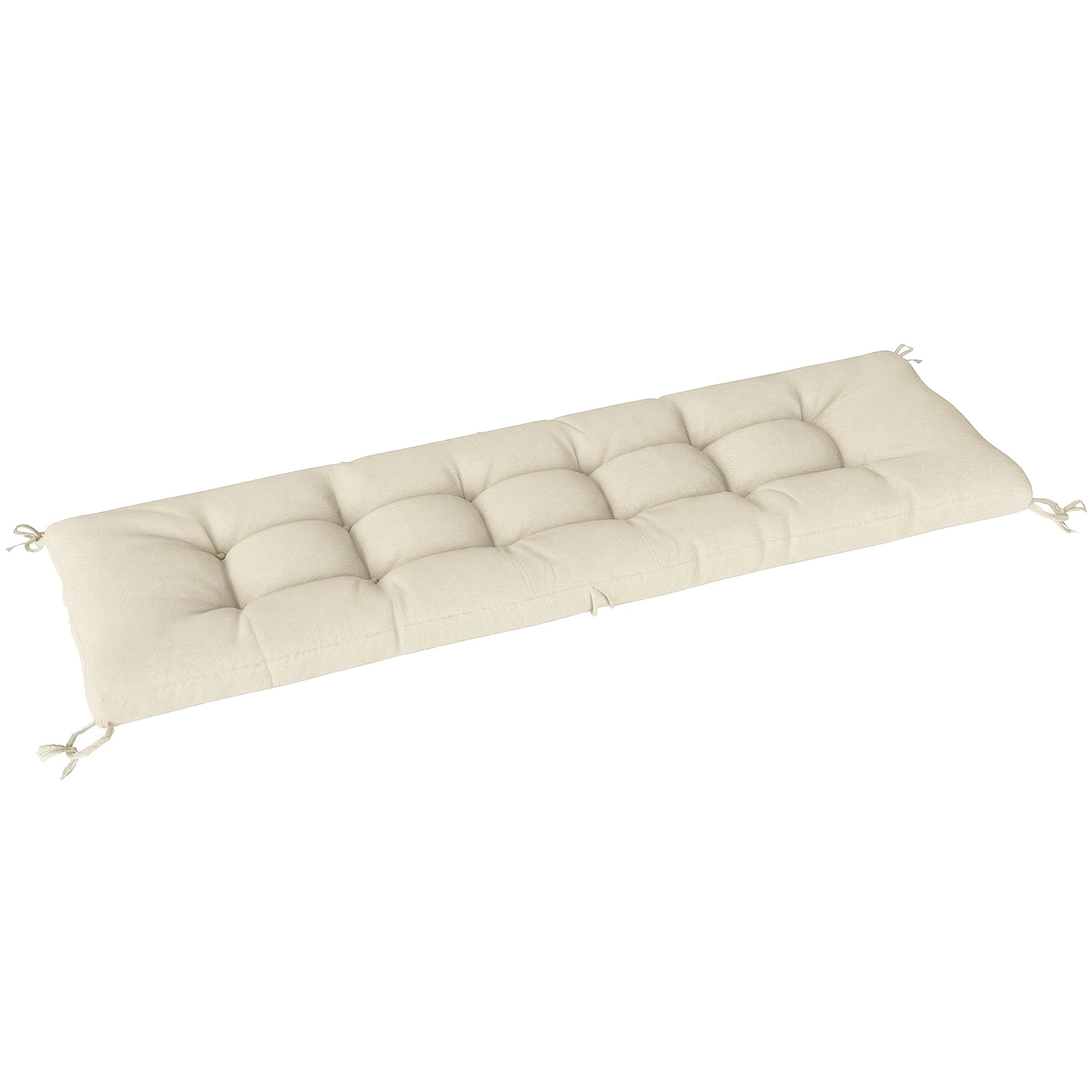 Aftagelig Pallehynde Med Fastgørelsesstropper, Pallehynde Til De Fleste Liggestole, 198x65x13cm, Beige Black Friday Aosom Tilbud