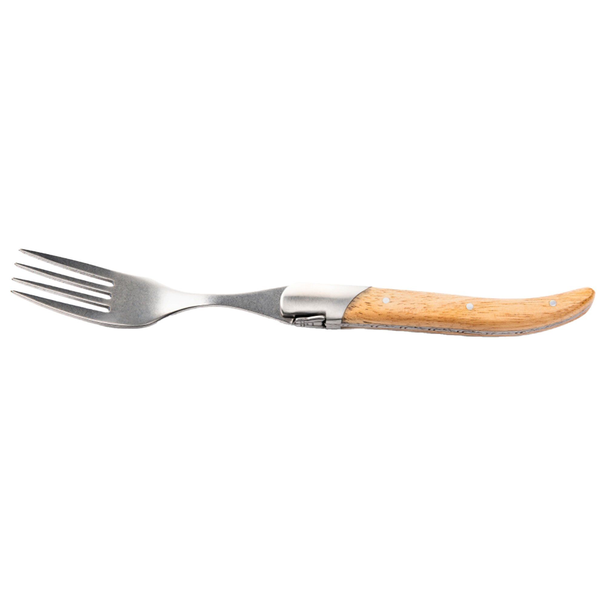 Laguiole Gafler 6 Pak, Egetræ Black Friday Laguiole Style De Vie Tilbud