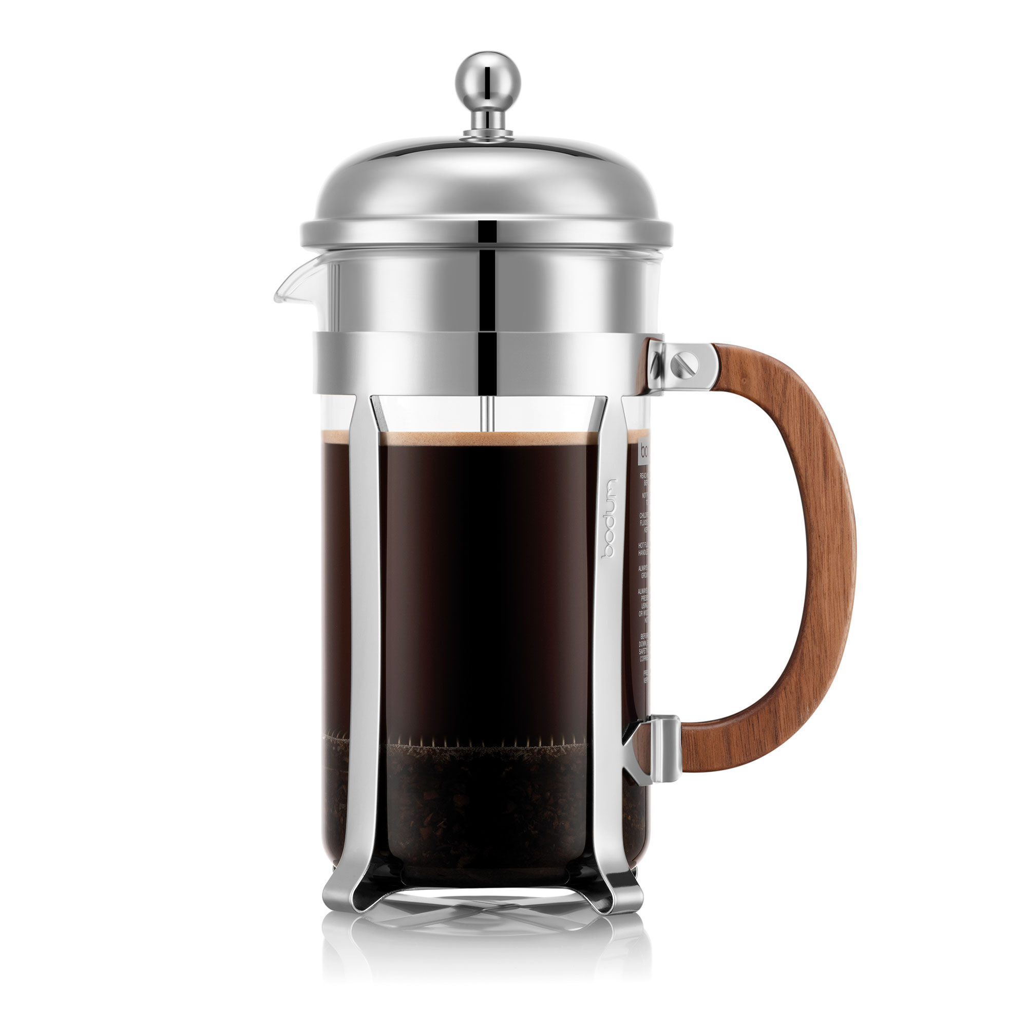 Chambord Stempelkande 8 Kopper, Træ Black Friday Bodum Tilbud