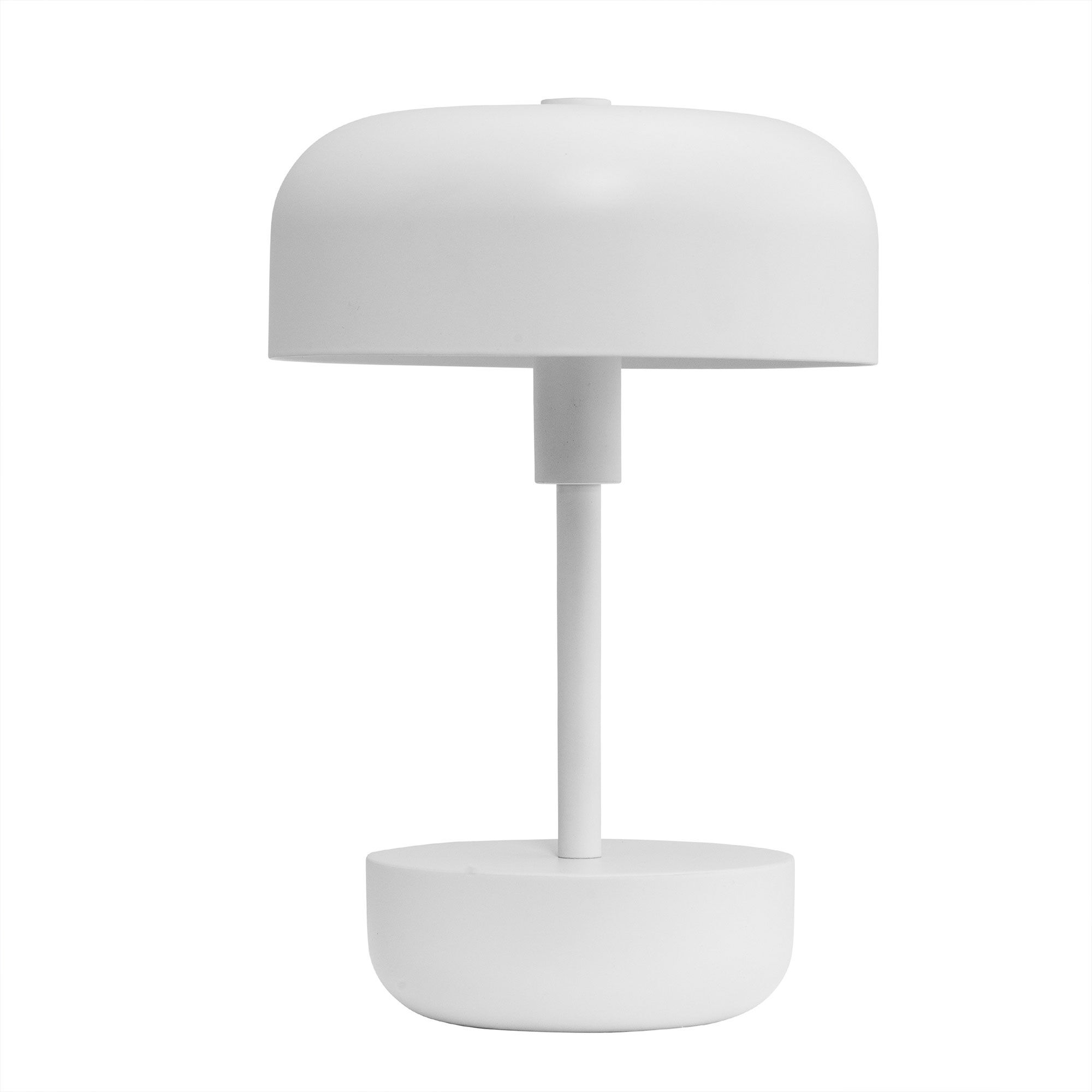 Haipot Genopladelig Led Bordlampe, Hvid Black Friday Dyberg Larsen Tilbud