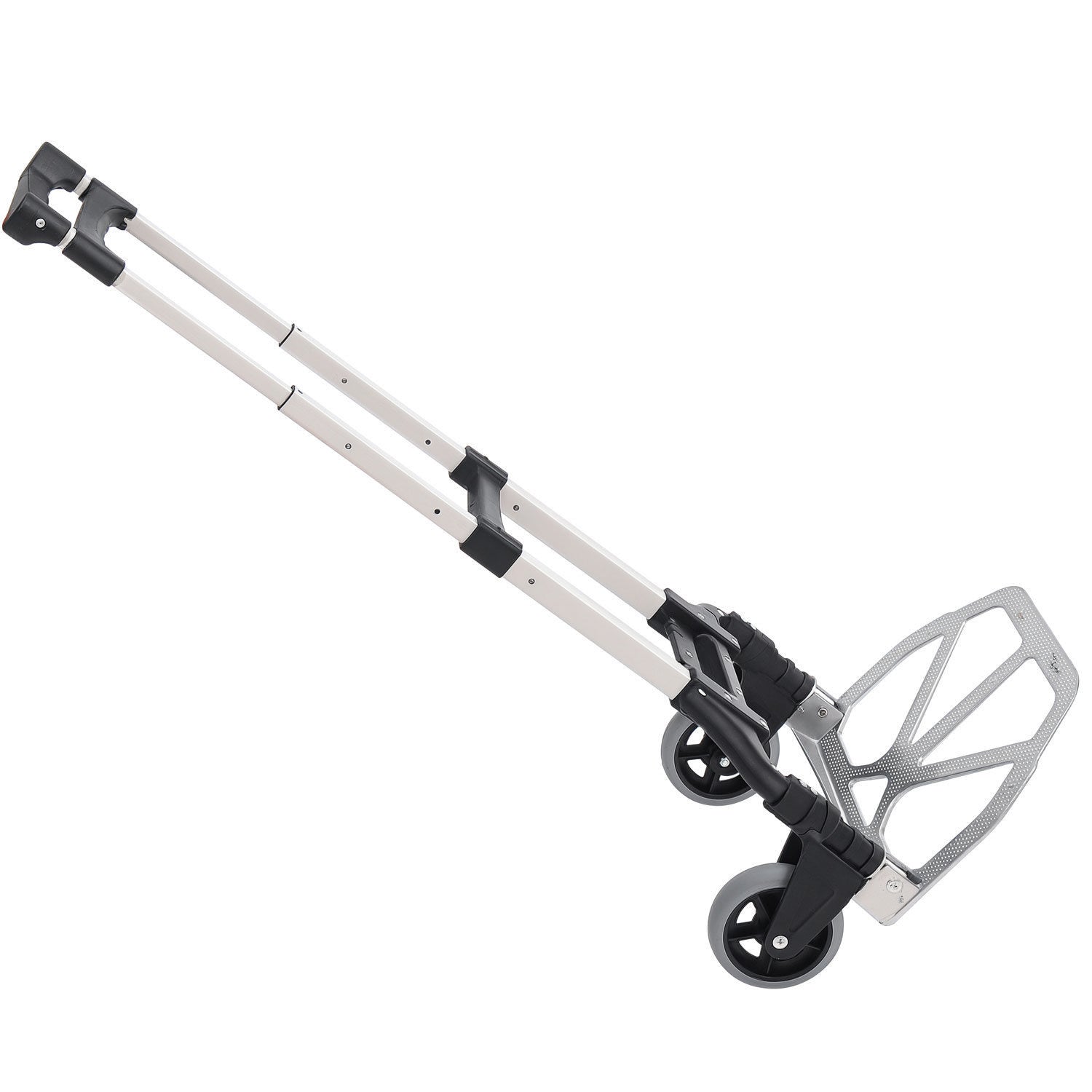 Sammenklappelig Sækkevogn I Aluminium, Transportvogn, Maks. Belastning 70 Kg, 39 X 41 X 100 Cm, Sølv Black Friday Arkswift Tilbud