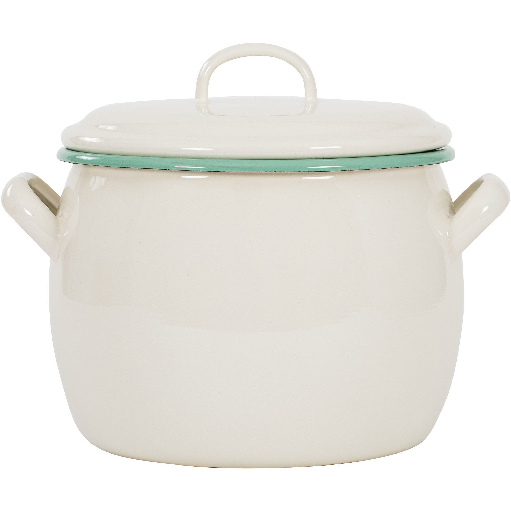 Gryde 4 Liter, Creme Black Friday Kockums Jernverk Tilbud