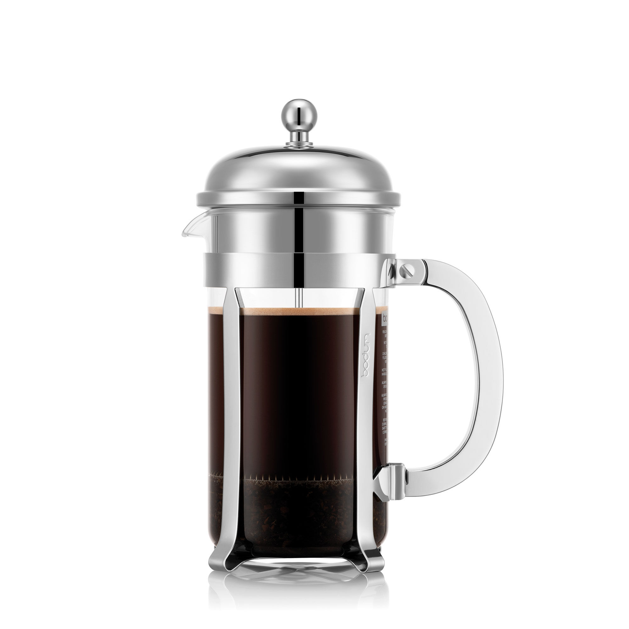 Chambord Stempelkande 8 Kopper, Chrome Black Friday Bodum Tilbud
