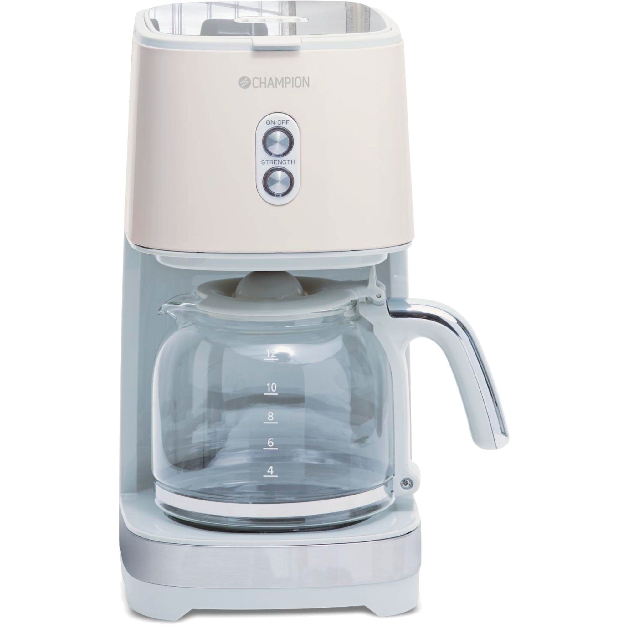Kaffemaskine, Creme White Series Black Friday Champion Tilbud
