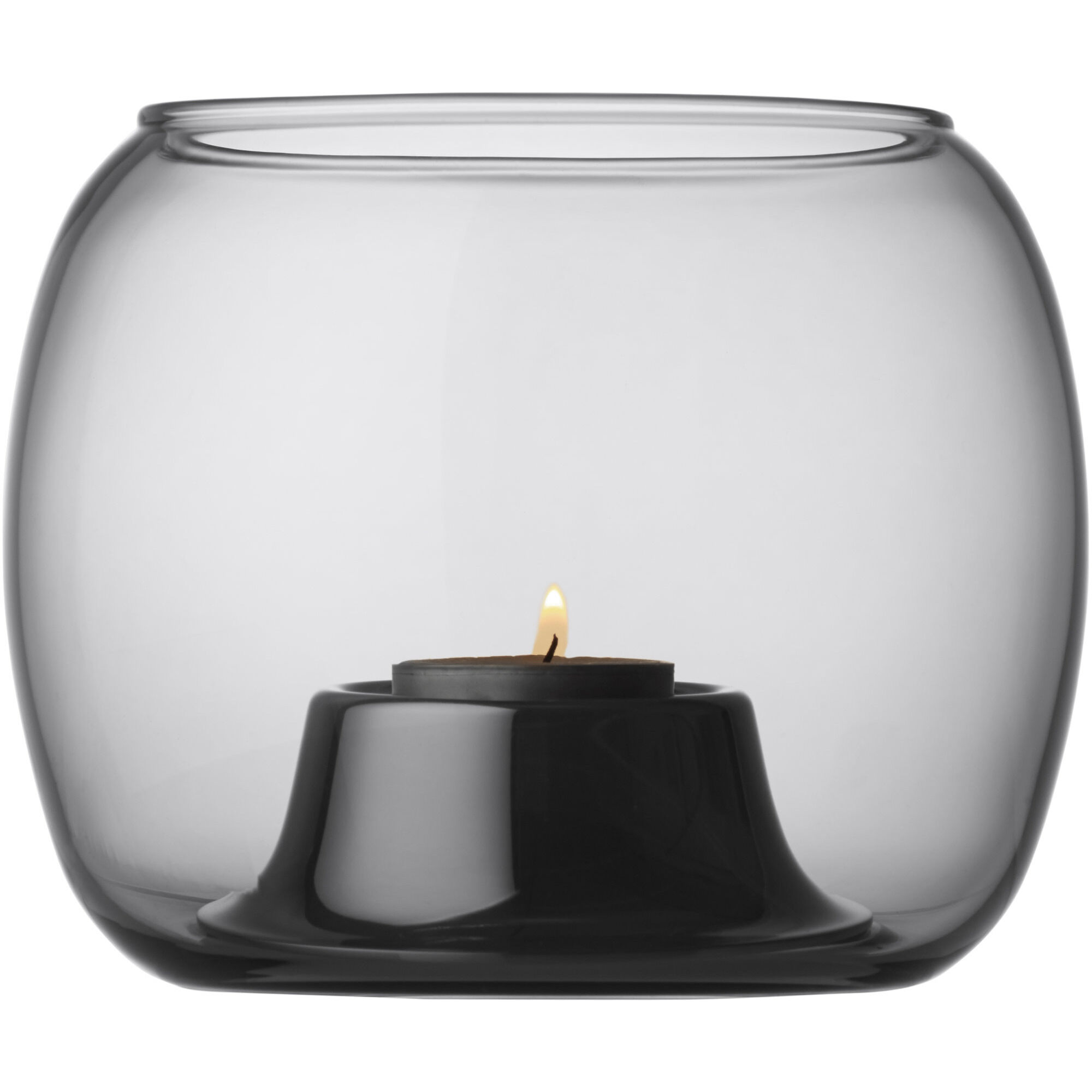 Kaasa Fyrfadsstage, 14,1 X 11,5 Cm. Grå Black Friday Iittala Tilbud