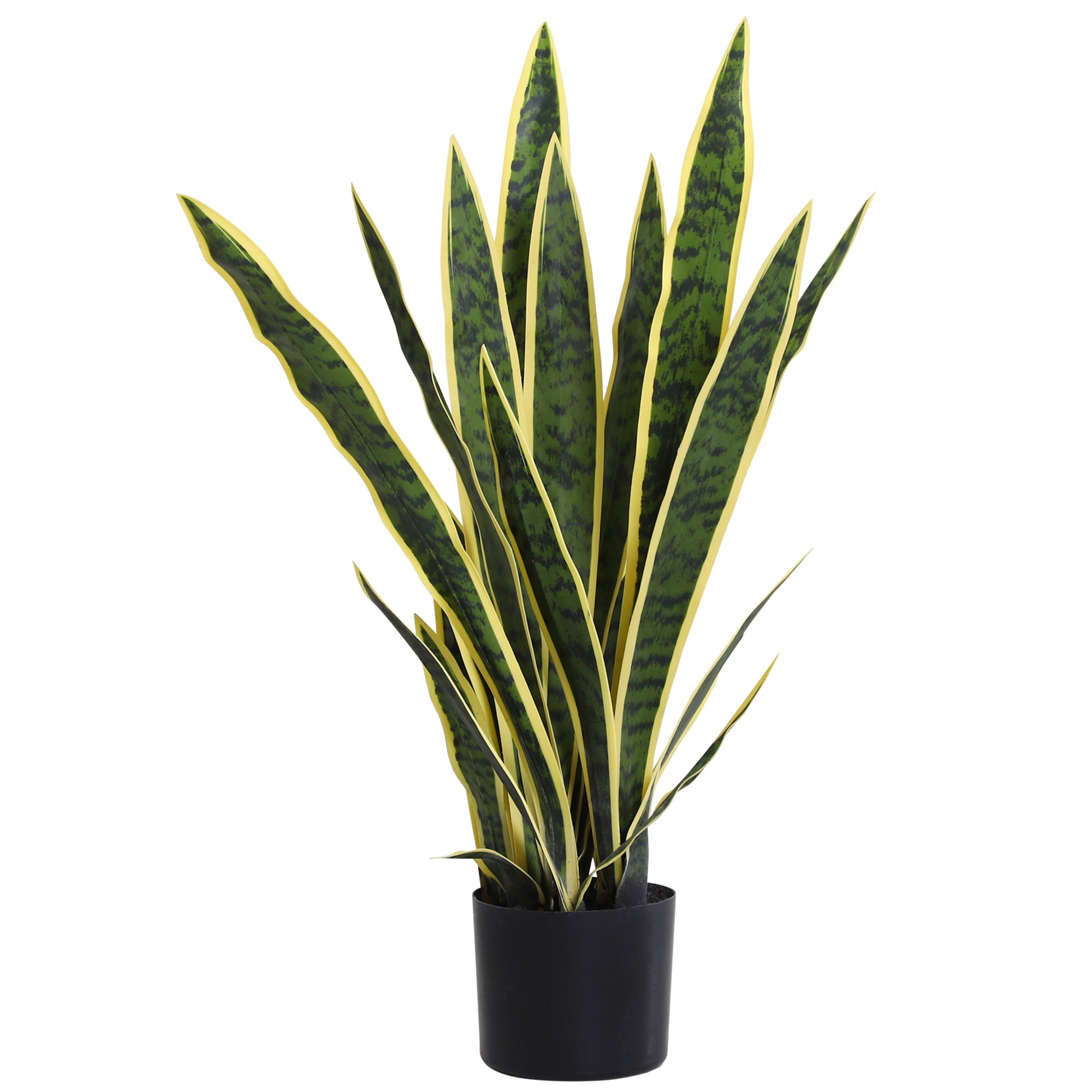 Kunstig Slangeplante, Stor, 77 Cm, Kunstig Plante I Potte Til Stuen, Gave Black Friday Arkswift Tilbud