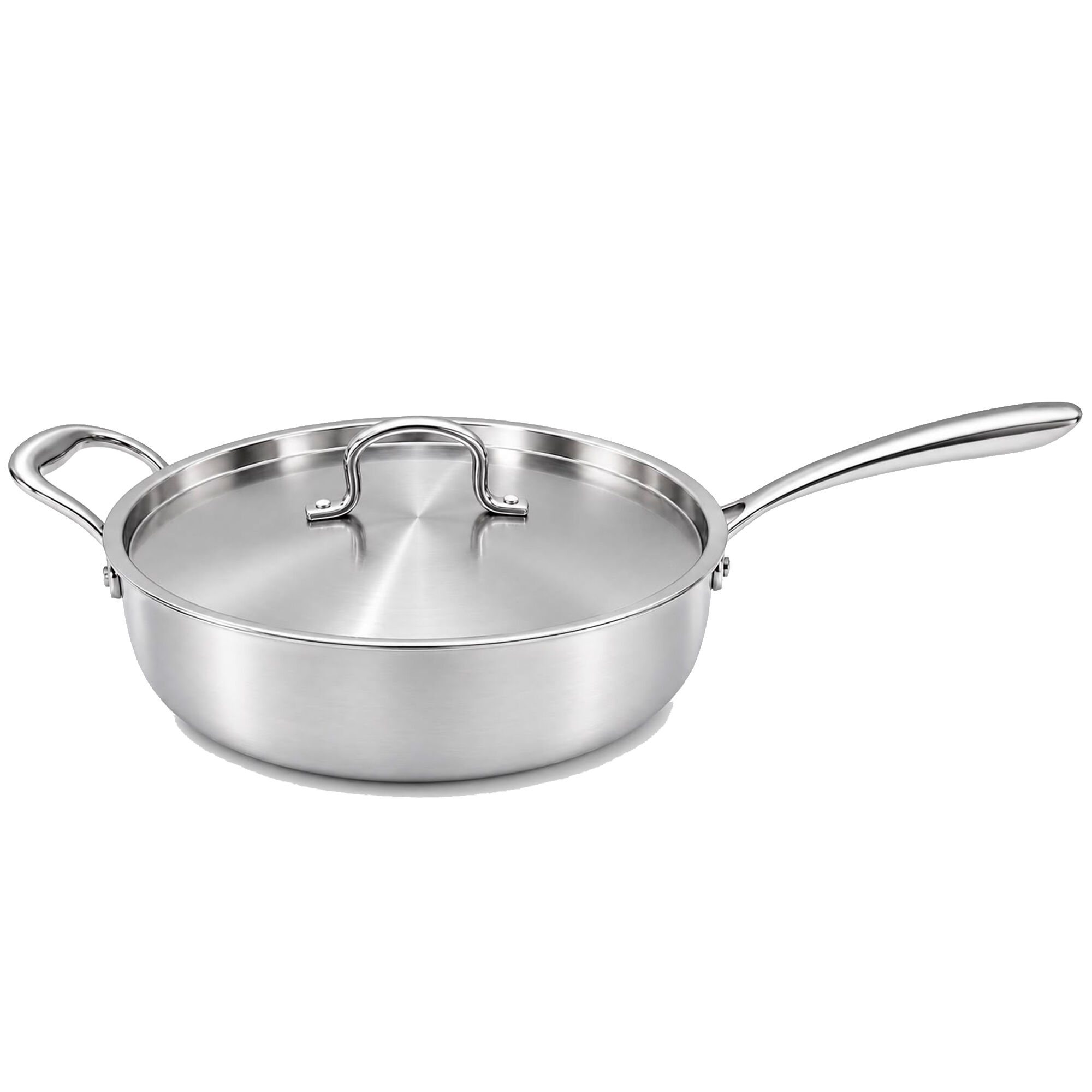 Sizzle Traktørpande 28 Cm, Rustfrit Stål Black Friday Essentials Tilbud