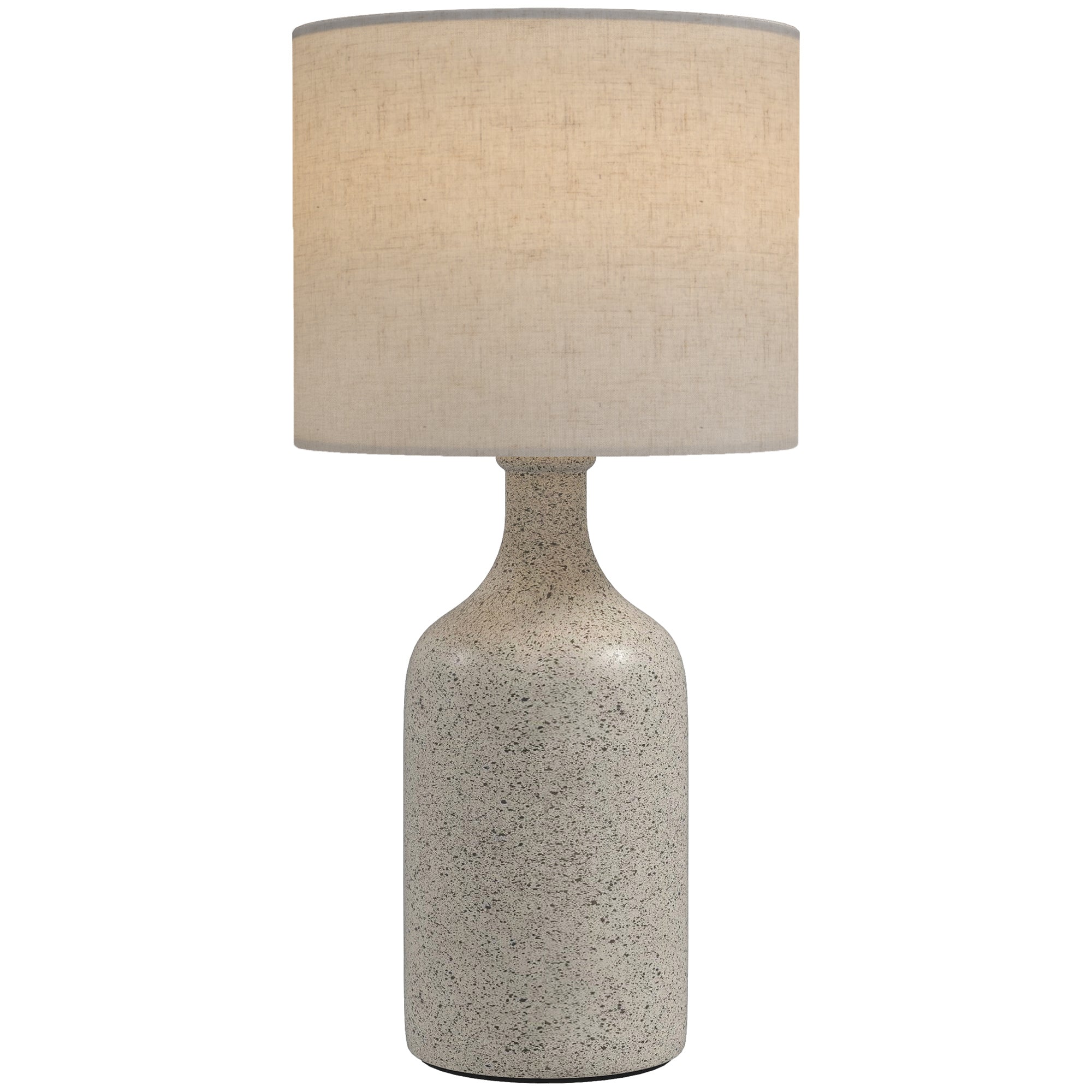Vintage Bordlampe Med Keramisk Fod, Sand Og Beige. Black Friday Arkswift Tilbud