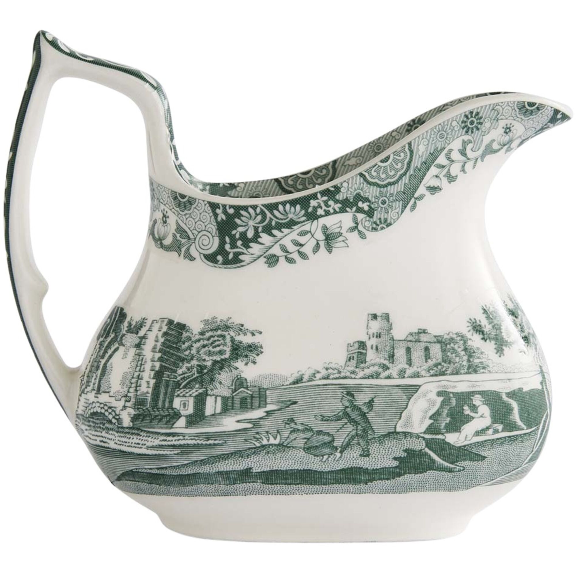 Heritage Green Italian Mælkekande 22 Cl, Grøn Hvid Black Friday Spode Tilbud